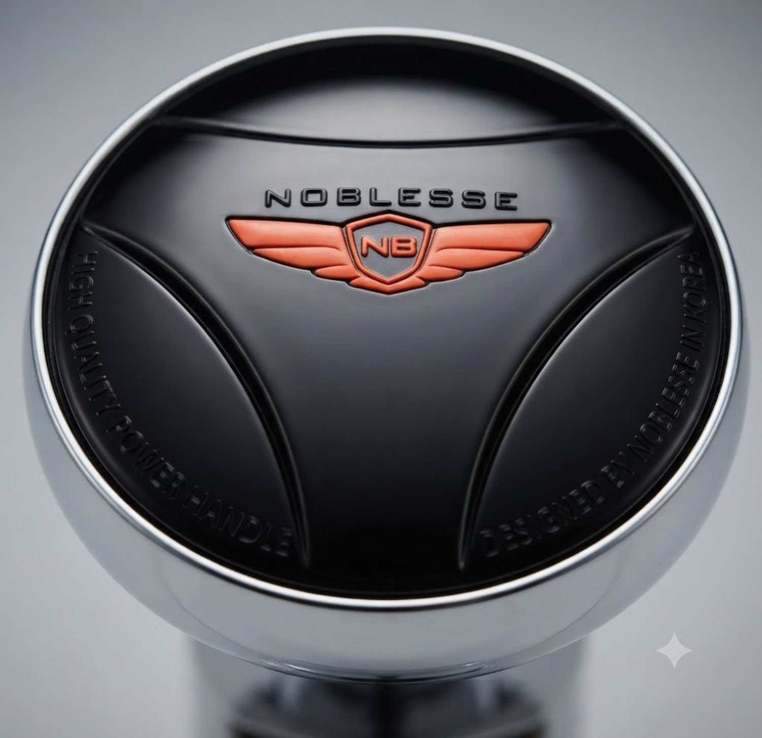 Image of Gadiparts ABS Plastic, Metal Car Steering Knob (Multicolor)