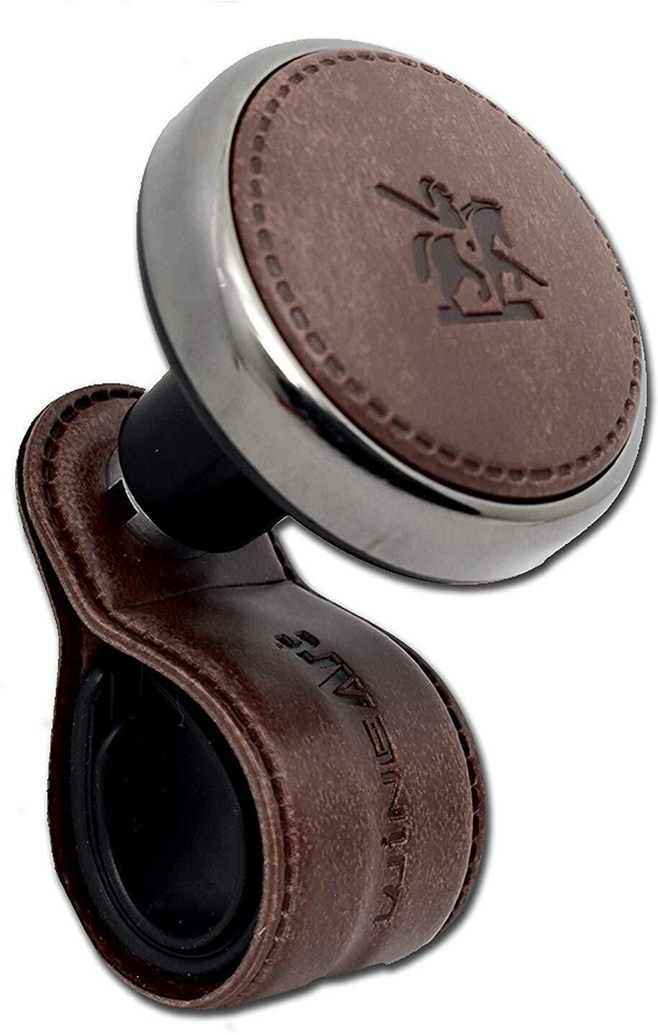 Image of HUUSO Leather, Metal Car Steering Knob