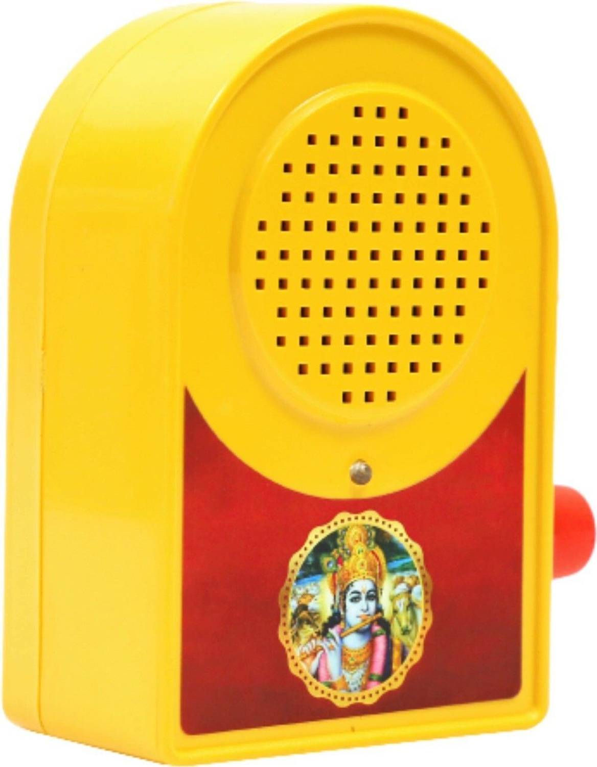 Bismaadh Continuous 9 in 1 Krishna Mantra Chanting Bell Spiritua Just Plug & Play Plastic Pooja Bell