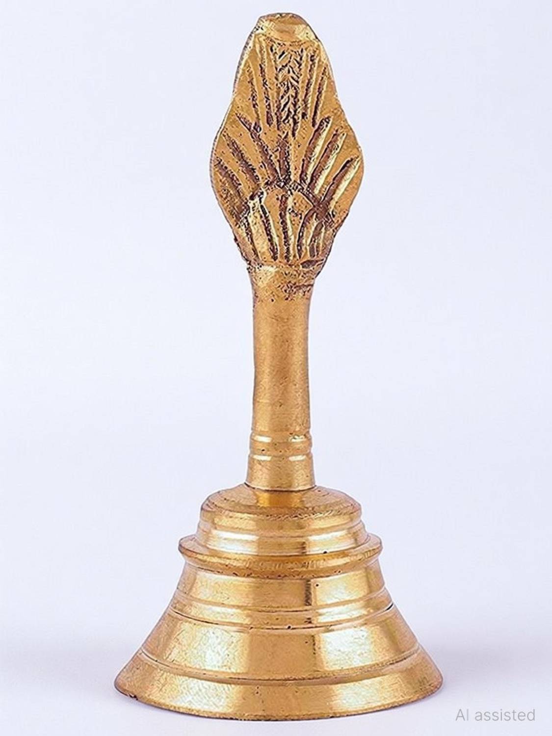 AANU Pure Brass Made Garuda Ganti for Pooja and Gift Purpose Aarti Bell for Mandir and Home Brass Pooja Bell