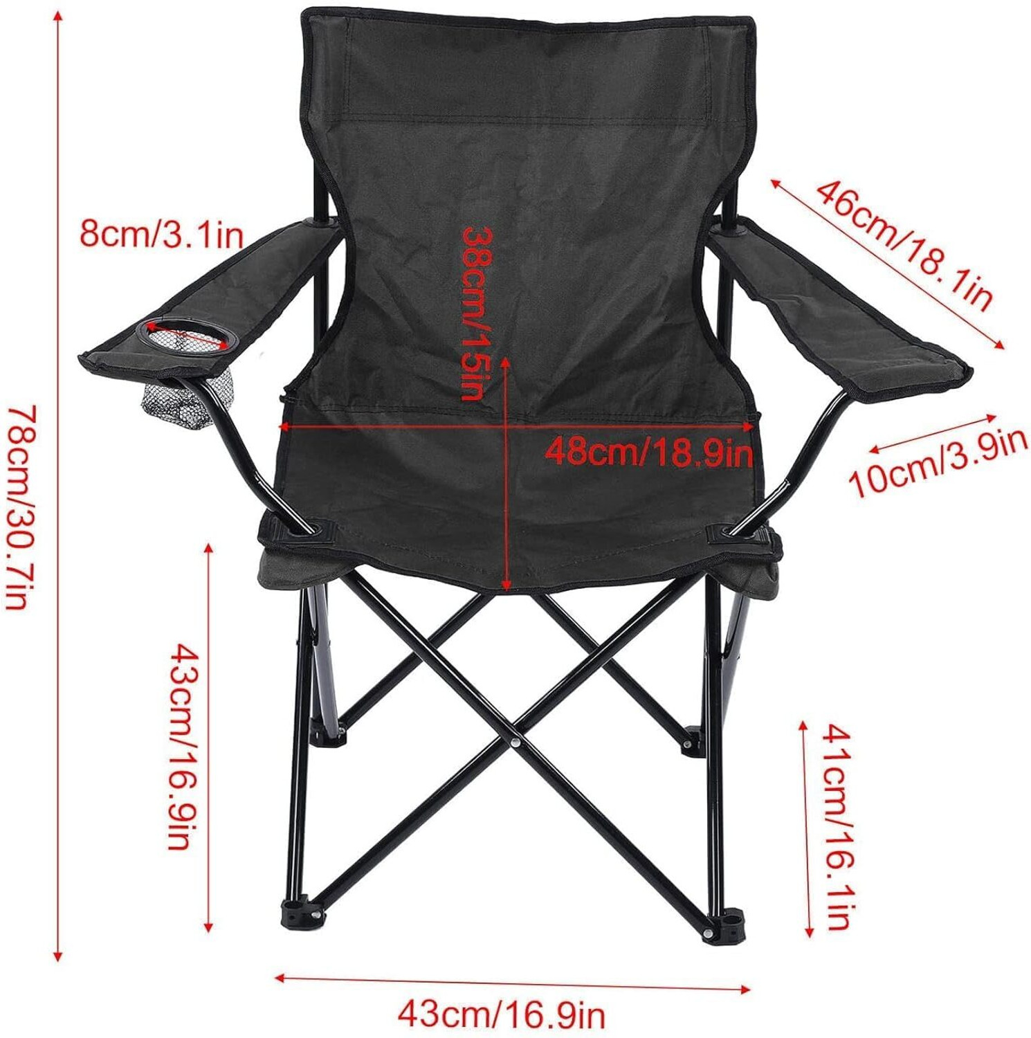 Image of kapextradehub Folding Camping Chair Chair