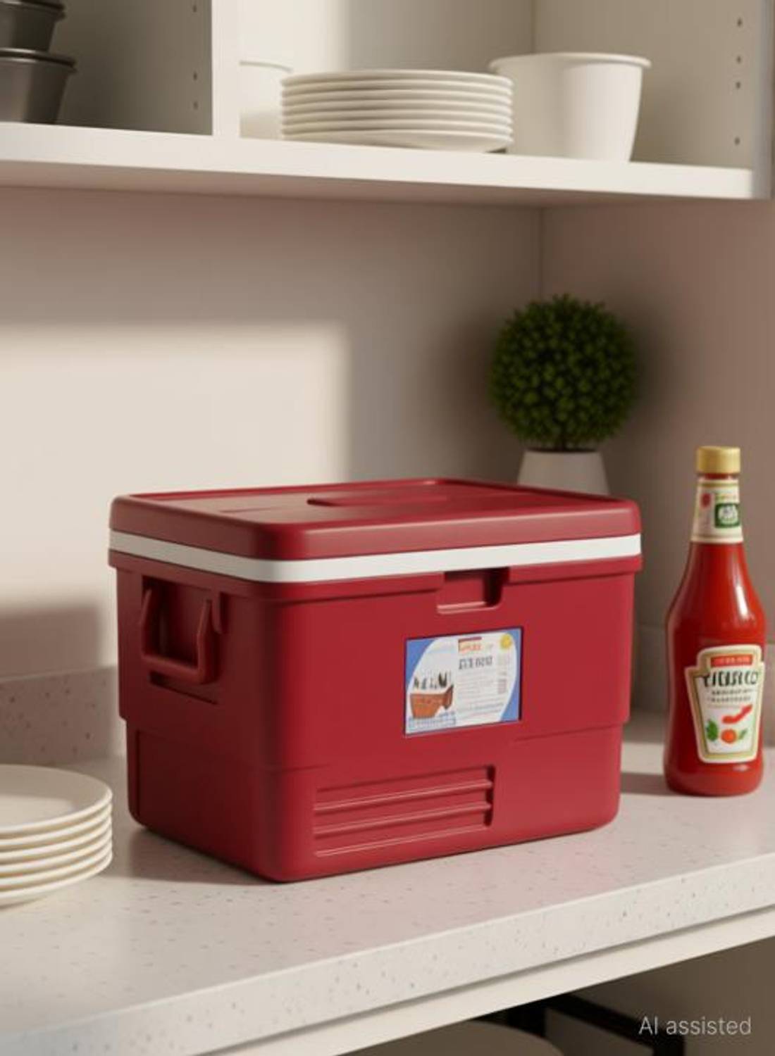 Laxmi Enterprise ICE-BOX 25 LTR R 1 ice box (Maroon, 25 L) ice box