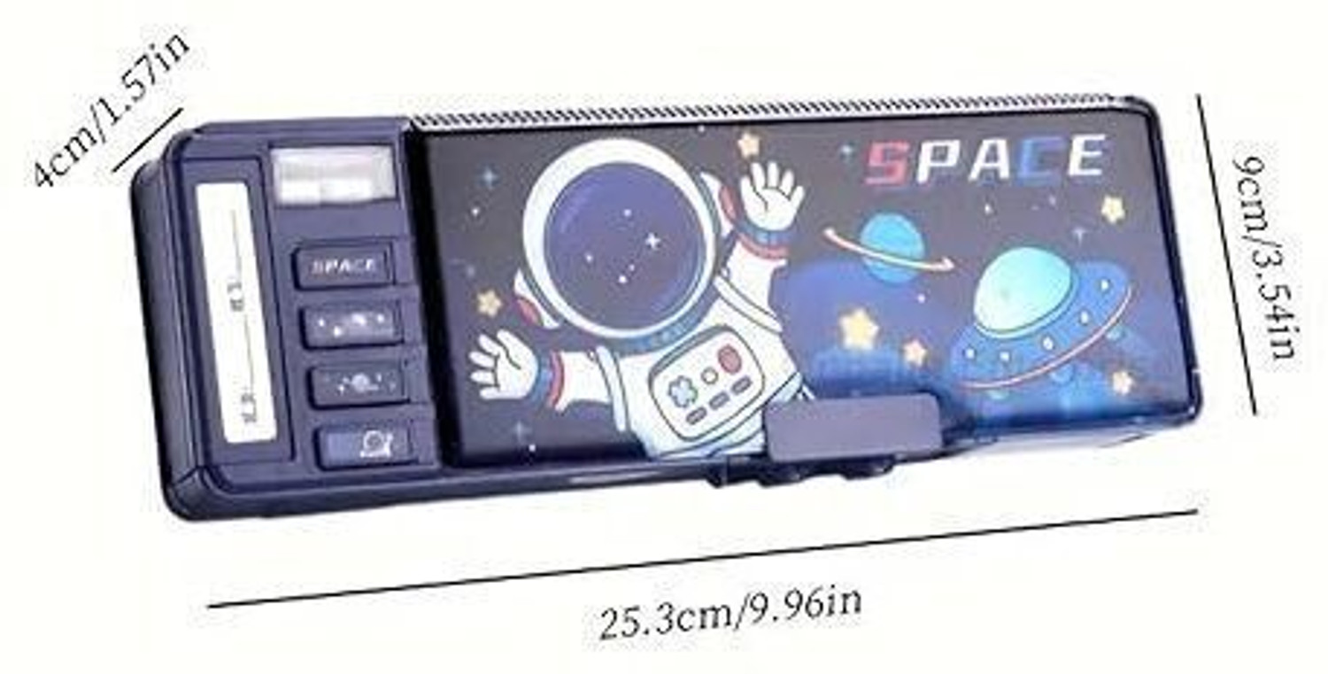 Image of Zoniex Multifunctional Geometry Lock Pencil Box for Kids, Students Pencil Box Geometry Box