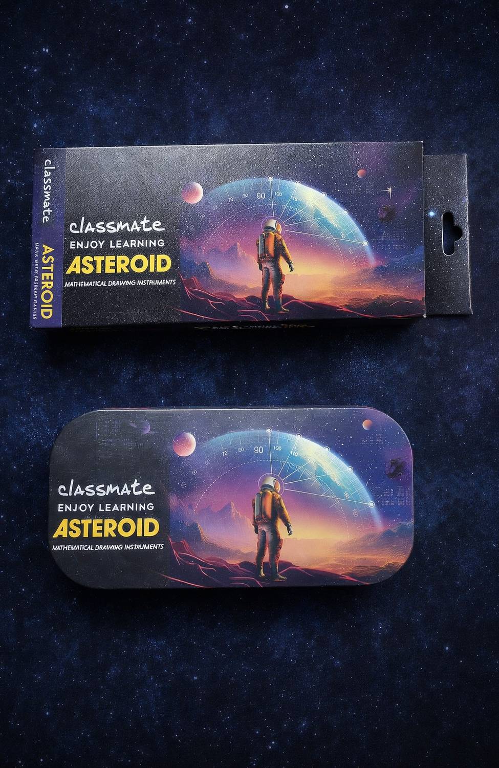 Classmate Asteroid Geometry Box Purple - Image 4