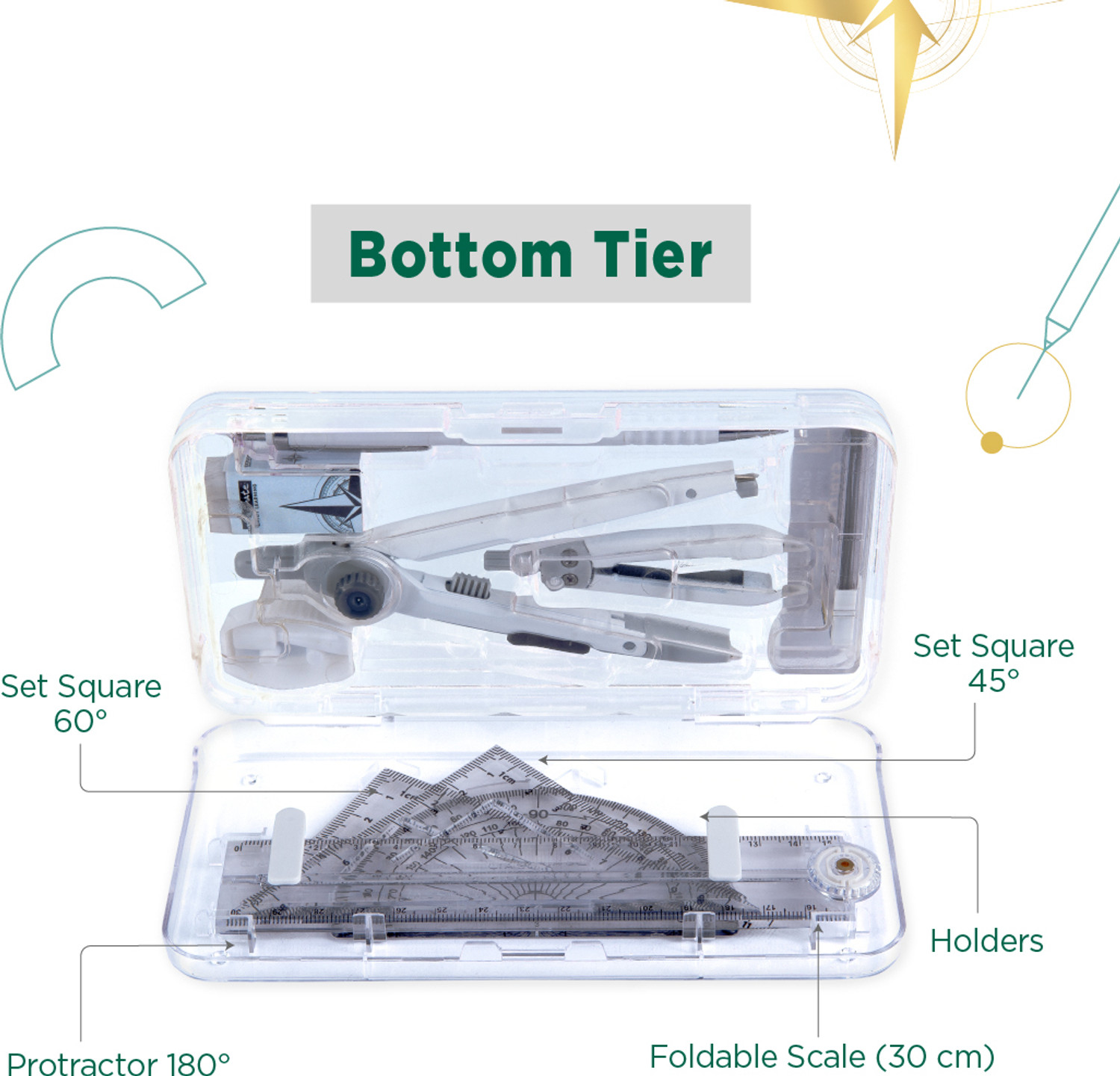 Image of Classmate Explorer Geometry Box Rs.400 Geometry Box