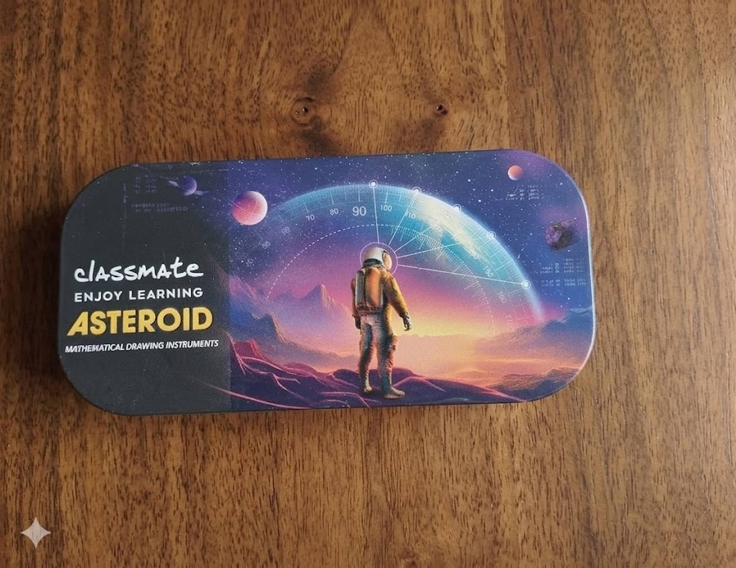 Classmate Asteroid Geometry Box Purple - Image 2