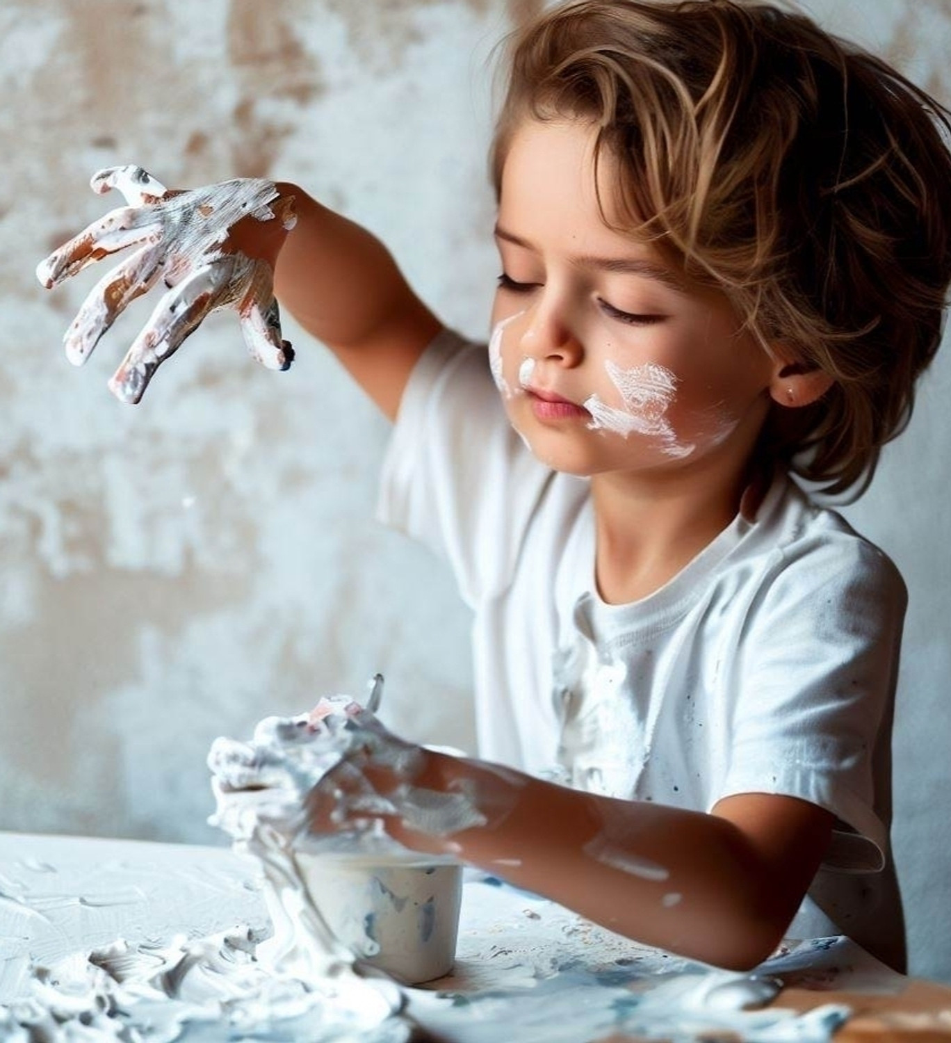 Image of GREENARTZ 500ml Gesso While Acrylic Oil Painting White Gesso for Canvas, Oil Painting, Paint Formulations, Panels, Portraits