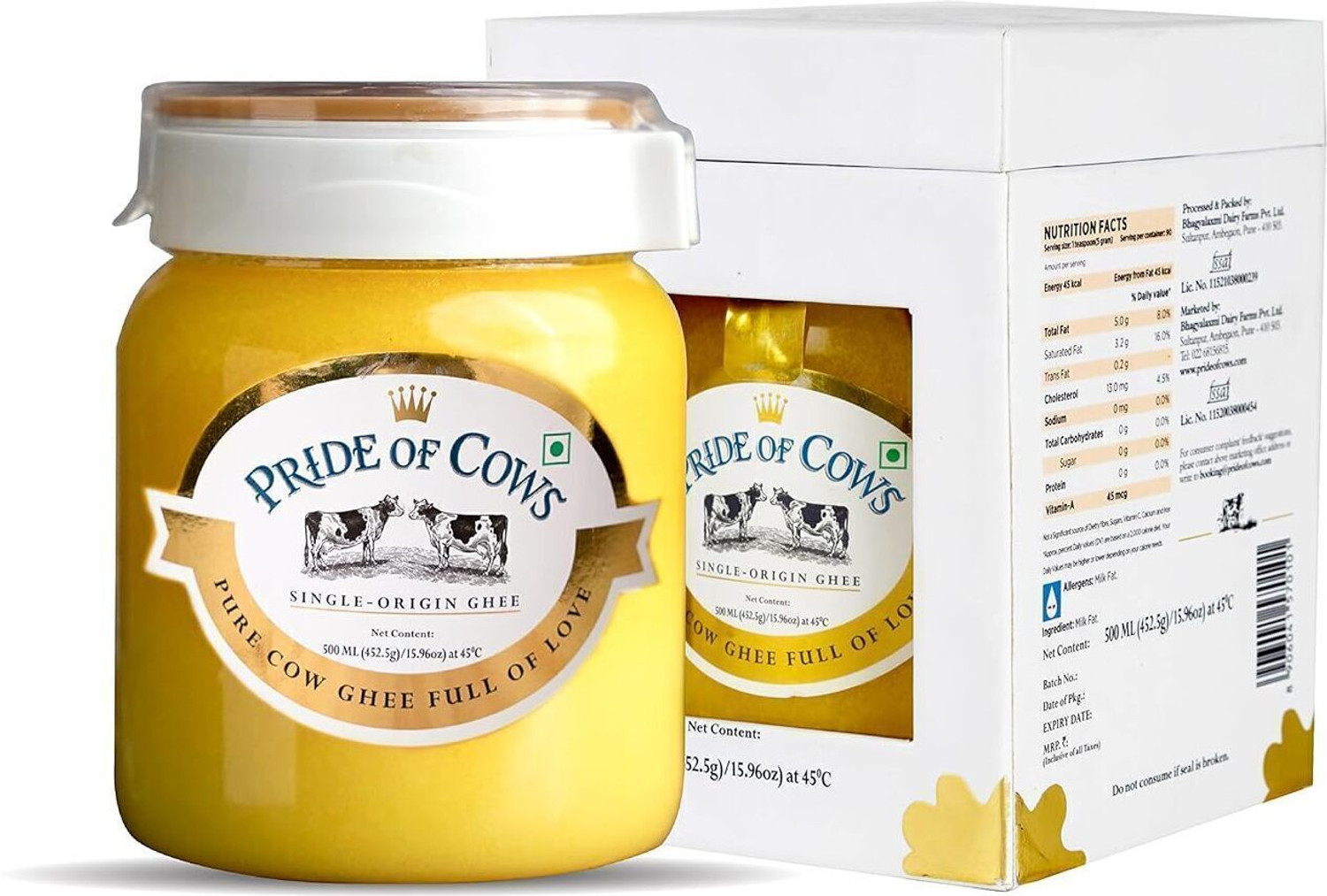 Image of PRIDE OF COWS I Untouched by Human Hands I Single Origin I Ghee Plastic Bottle