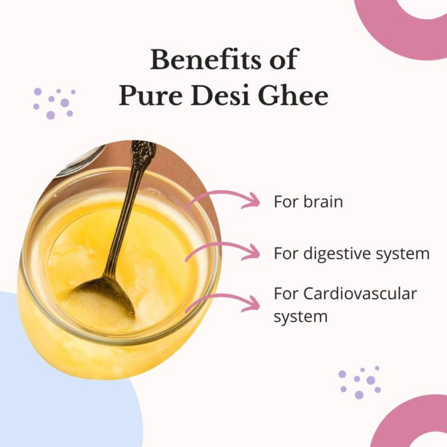 Image of NAMASYA ORGANICS A2 Desi Cow Ghee - Hand-Churned, Traditional Bilona Method, Pure Desi Cow Ghee Ghee Glass Bottle