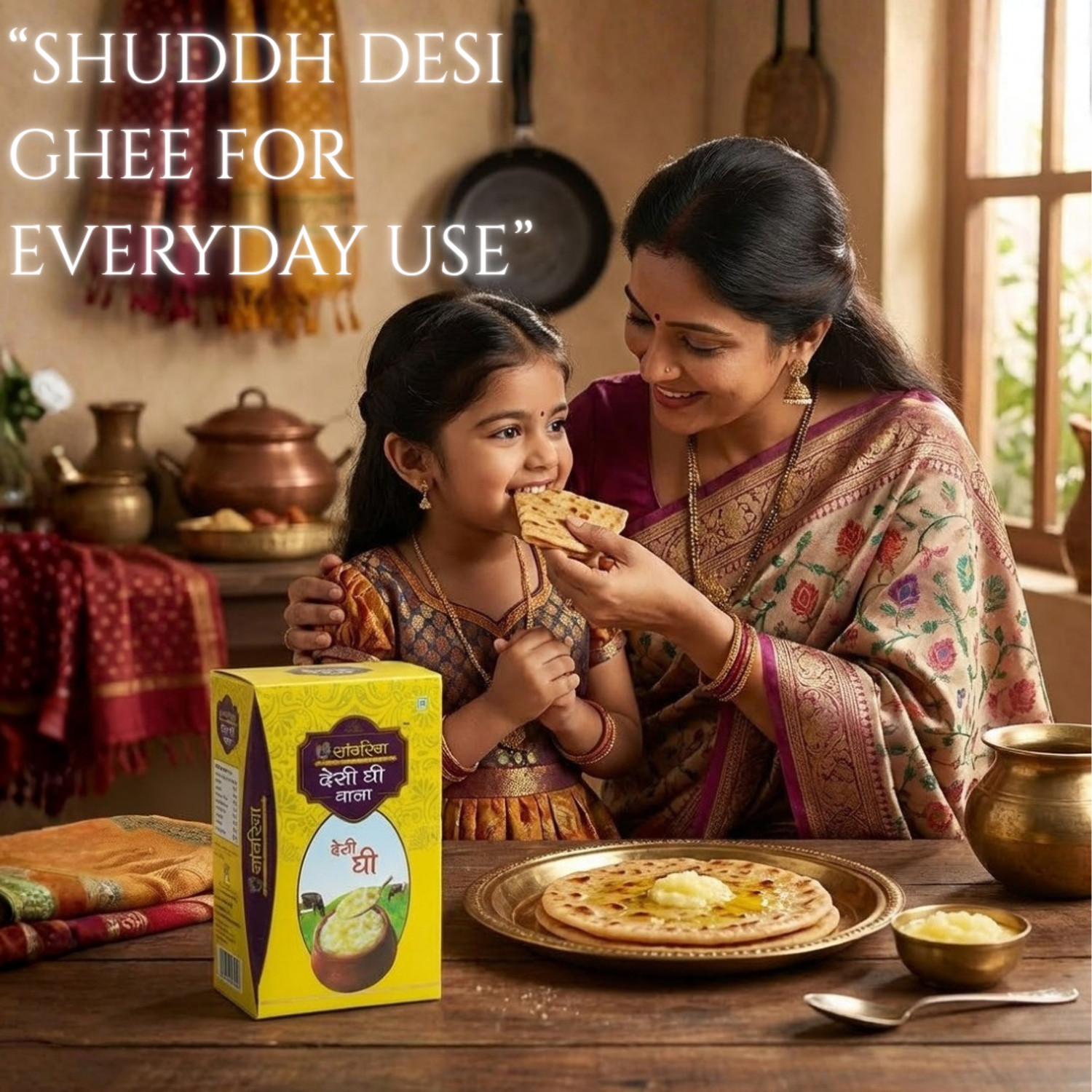 Image of savaria the doodhwala Desi Ghee Wala Pure Buffalo Desi Ghee for Daily Cooking Ghee Tetrapack