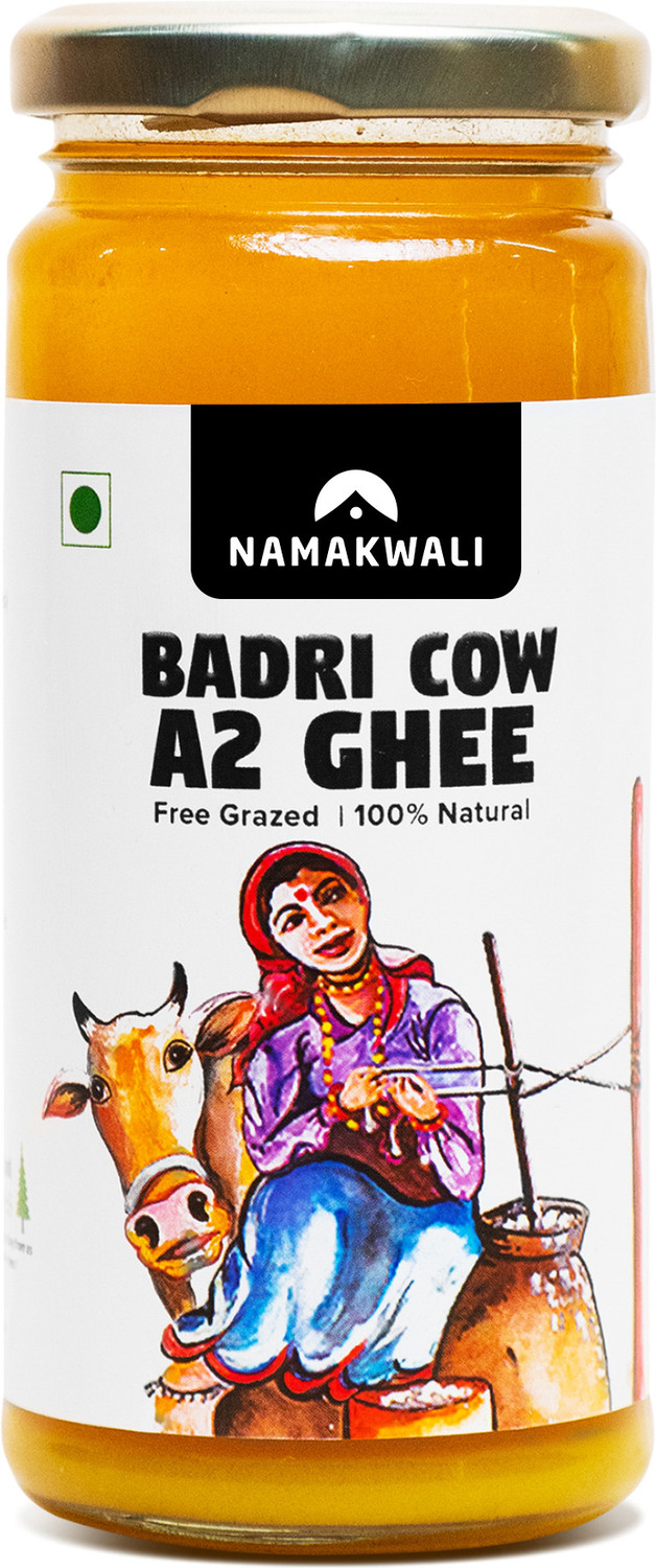 Image of Namakwali A2 Badri Cow Ghee, Glass Bottle, Bilona Method Ghee Glass Bottle