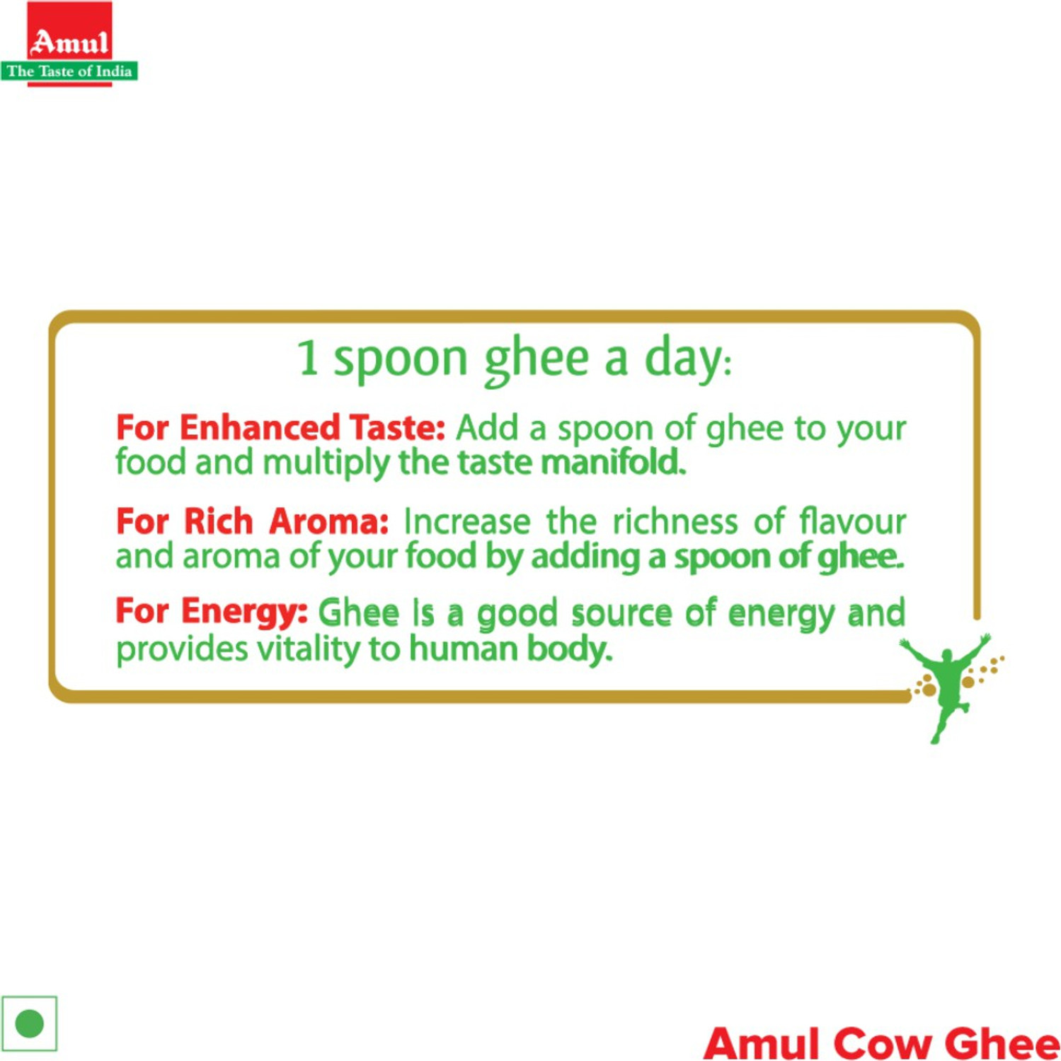 Image of Amul Cow Ghee Ghee Tetrapack