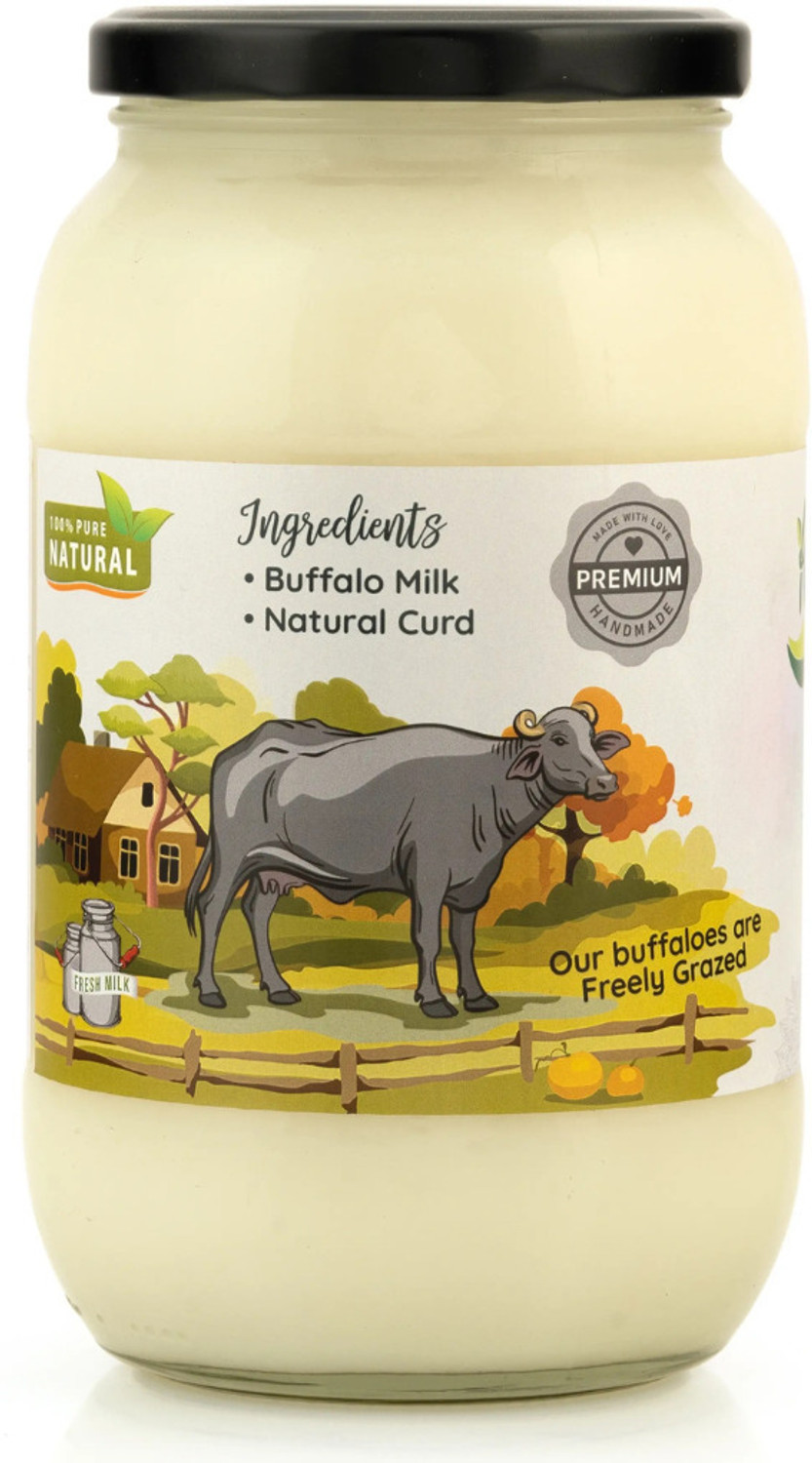 Image of Kasutam A2 Desi Buffalo Bilona Ghee Ghee Glass Bottle