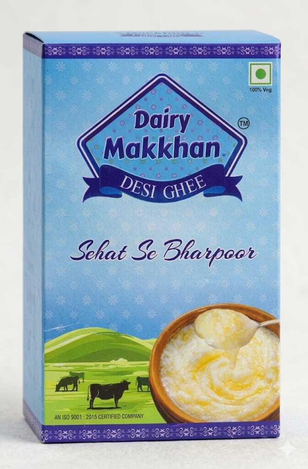 Image of dairy makhan Pure Desi Cow Ghee Rich Aroma & Traditional Taste Healthy Cooking Ghee Can