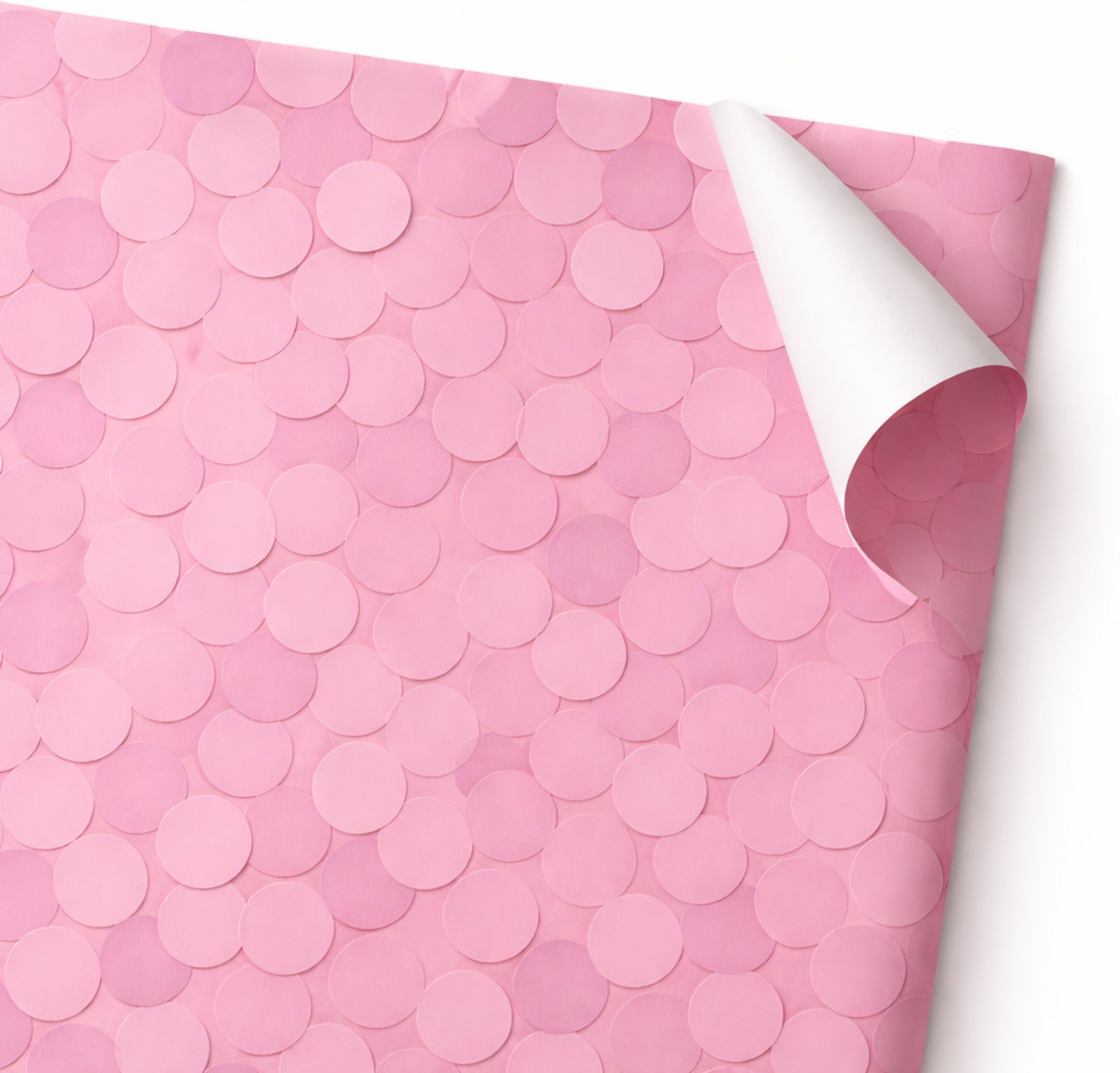 Image of WYOG Premium Pink Scallop Gift Wrapping Paper Sheets Paper Gift Wrapper