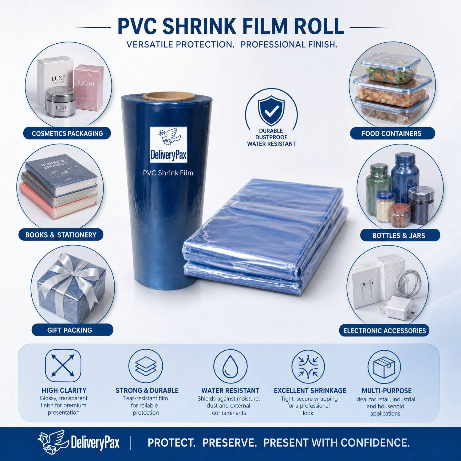 DELIVERYPAX Shrink Film Roll 10inch x 10m - Image 5