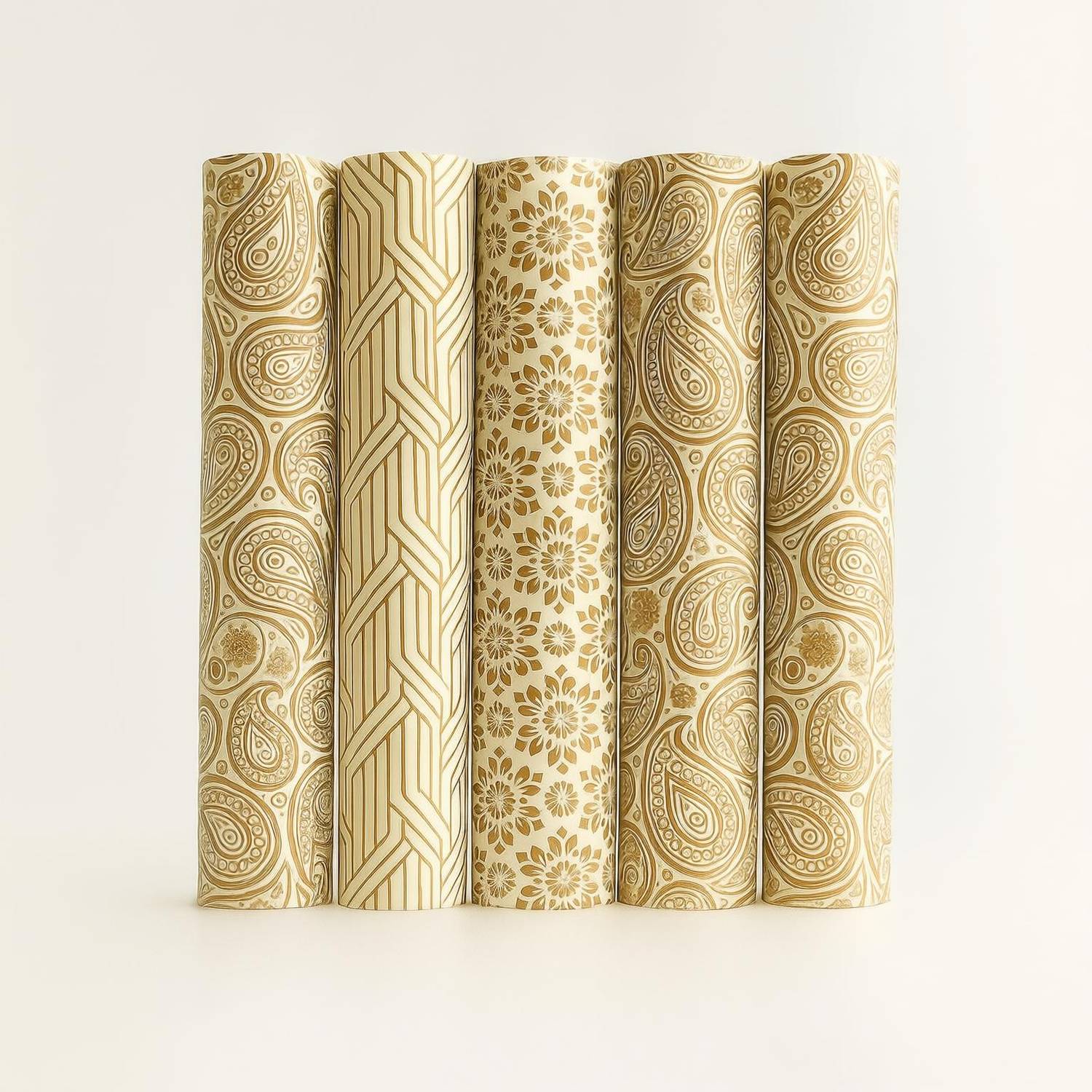 Artsy Premium Gift Wrapping Paper with Paisley, Floral & Geometric Designs NA Paper Gift Wrapper