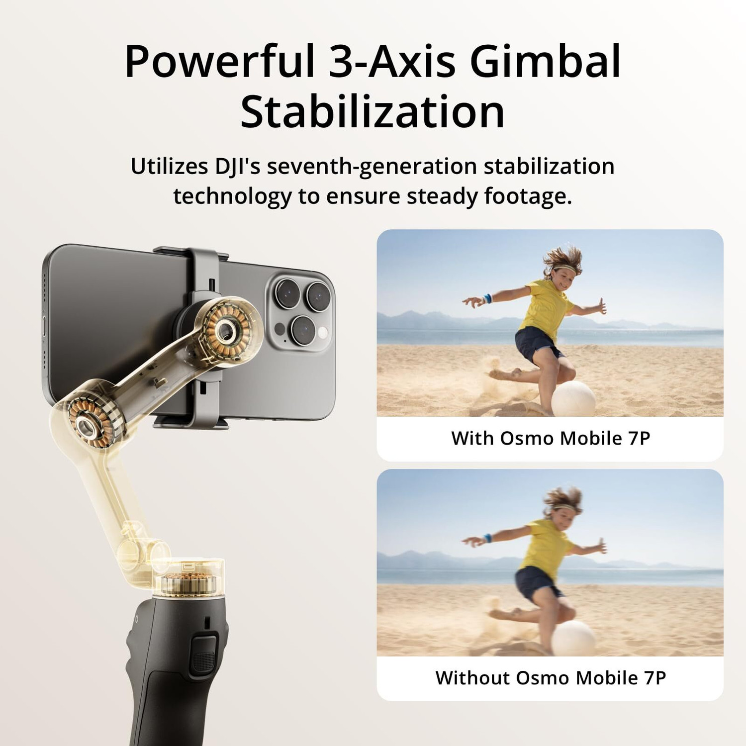 Image of dji Osmo Mobile 7P 3 Axis Gimbal for Mobile