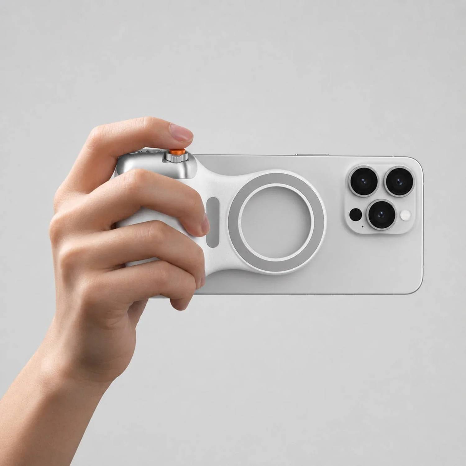 Wifton Selfie Handle Fun Shot Magnetic Phone Grip with Wireless Camera Button 2 Axis Gimbal for Mobile