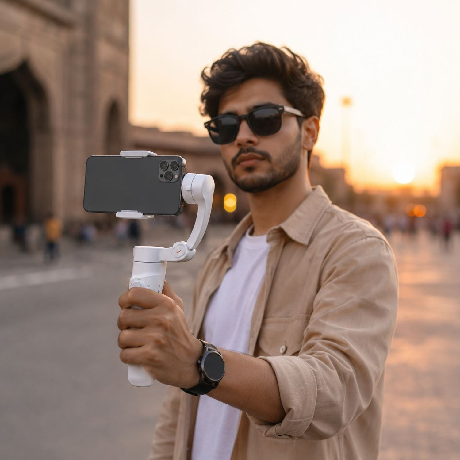 Image of Sauda Tech M1 3 Axis Gimbal for Camera, Mobile