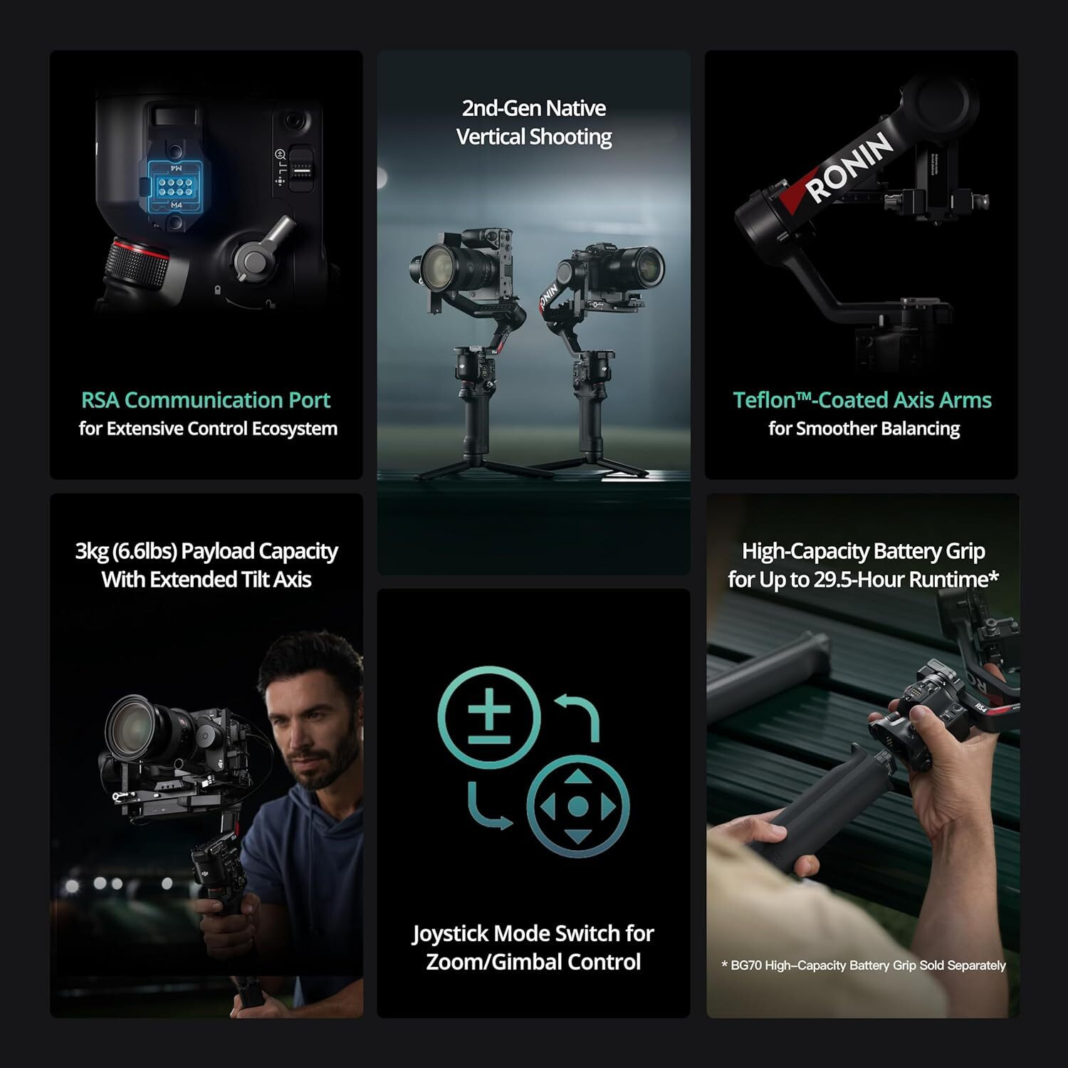 Image of dji RS 4 3 Axis Gimbal for Camera