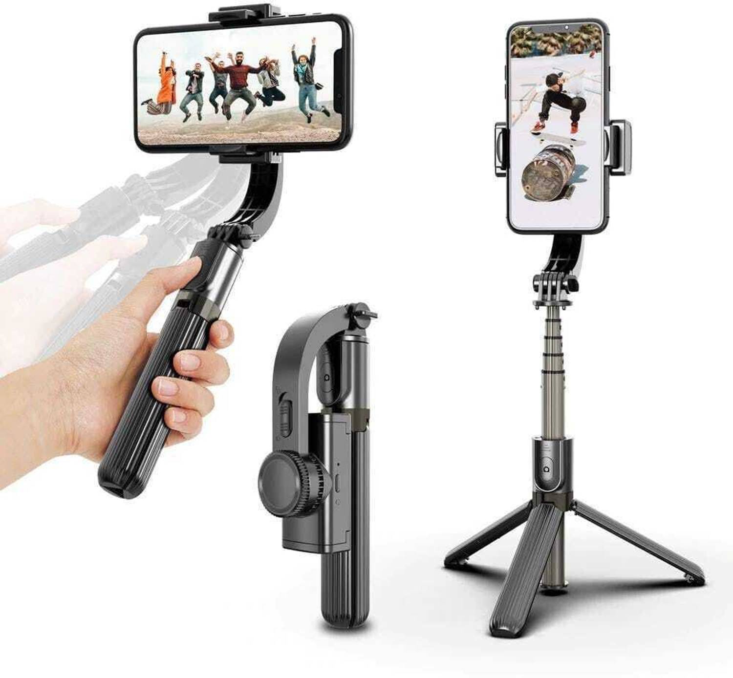 EVAAENTERPRISES camera accessory Q08 gimbal 3 Axis Gimbal for Mobile, Camera