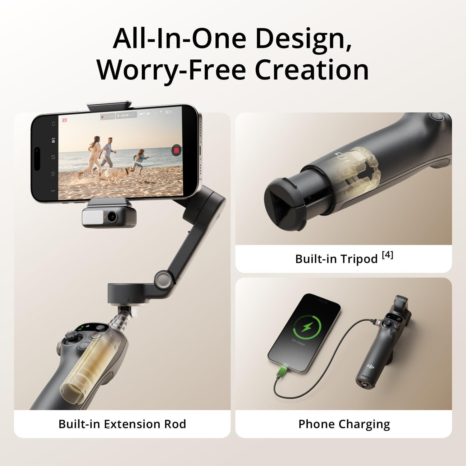 Image of dji Osmo Mobile 7P 3 Axis Gimbal for Mobile