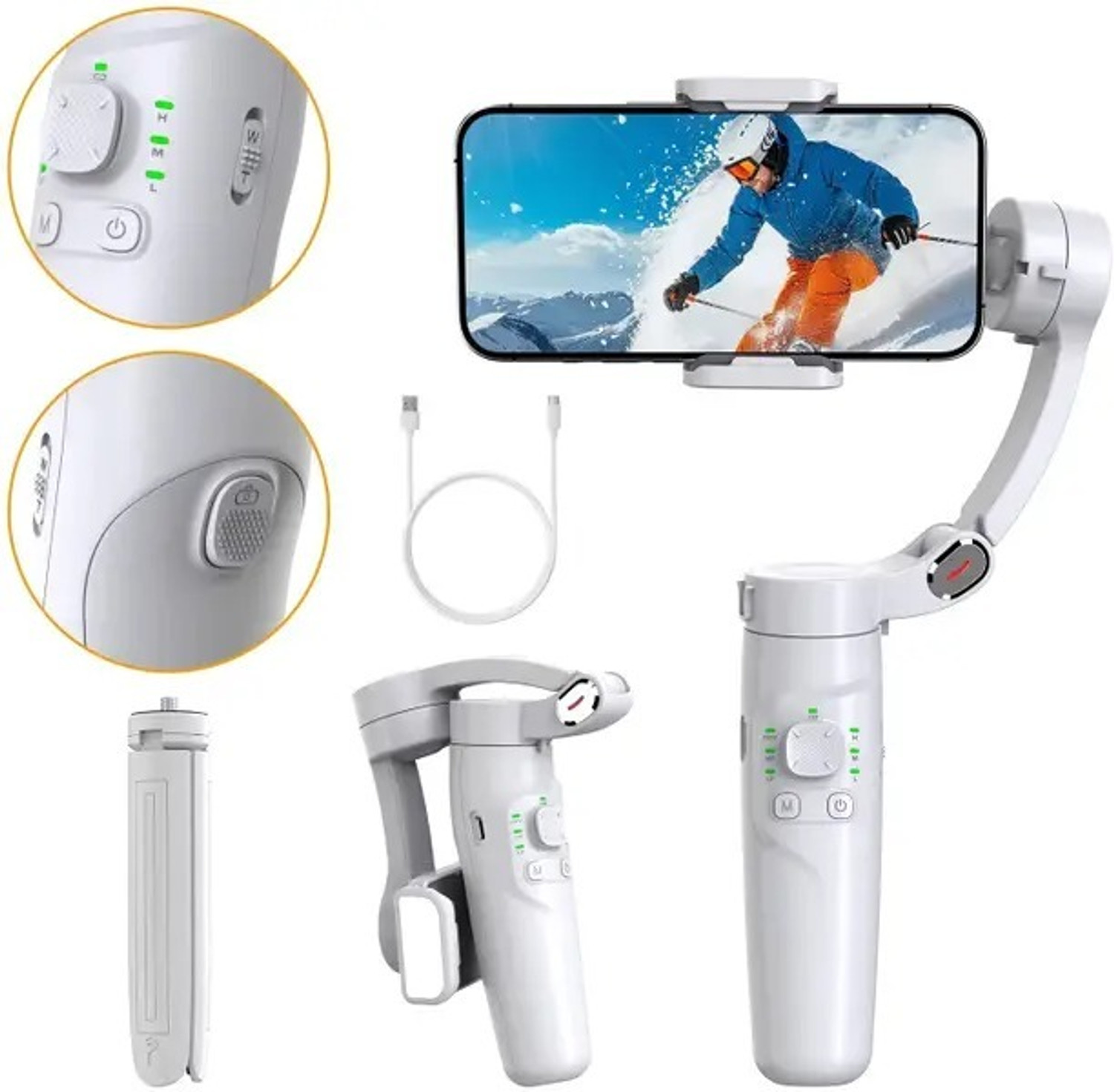 Image of spellcell M1 3 Axis Gimbal for Camera, Mobile