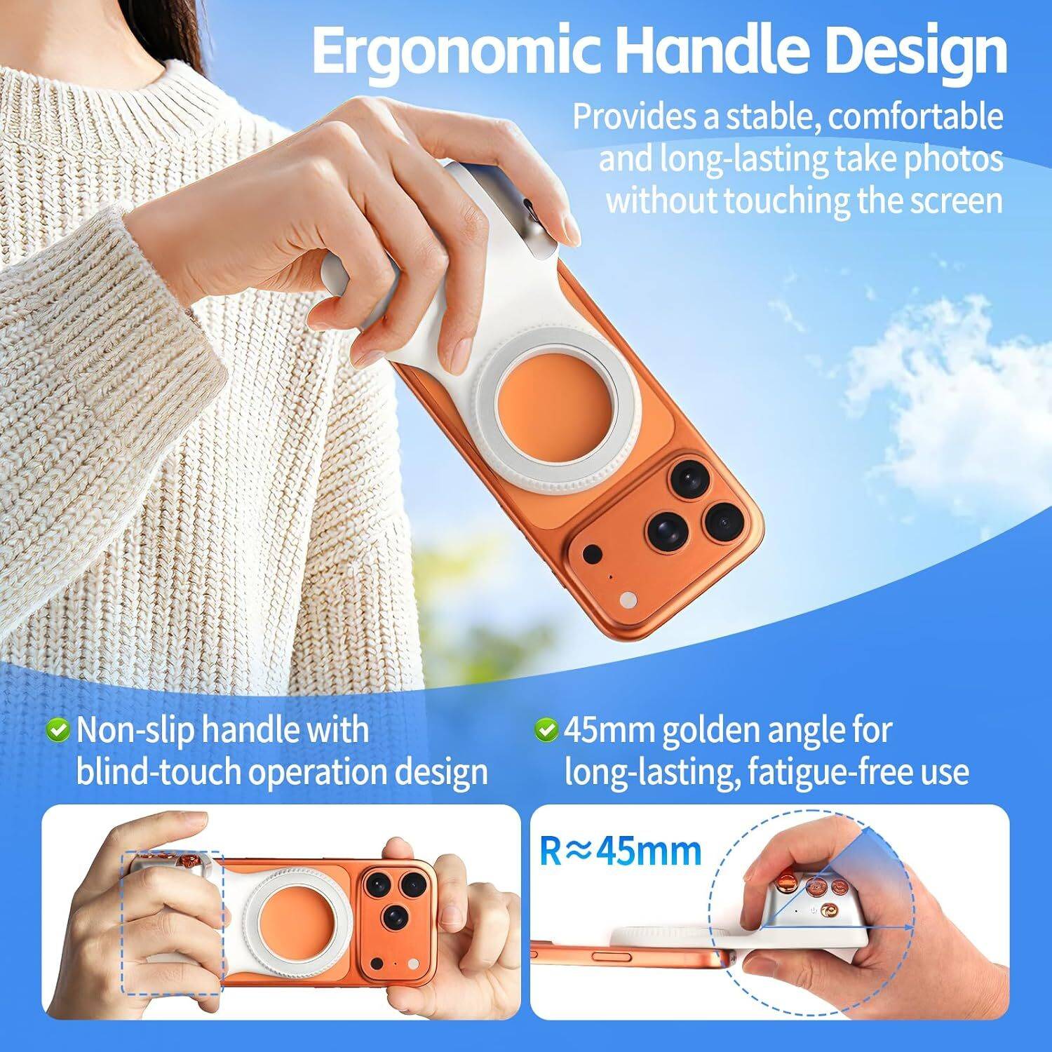 Wifton K02 Magnetic Ring Flash Holder Grip - Image 4