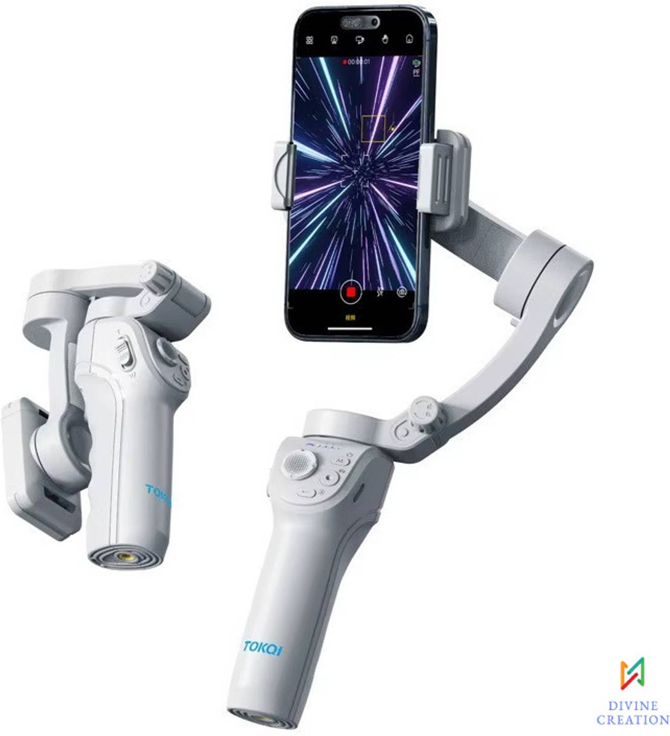 Divine Creation M01 3-Axis Smart Gimbal for Mobile