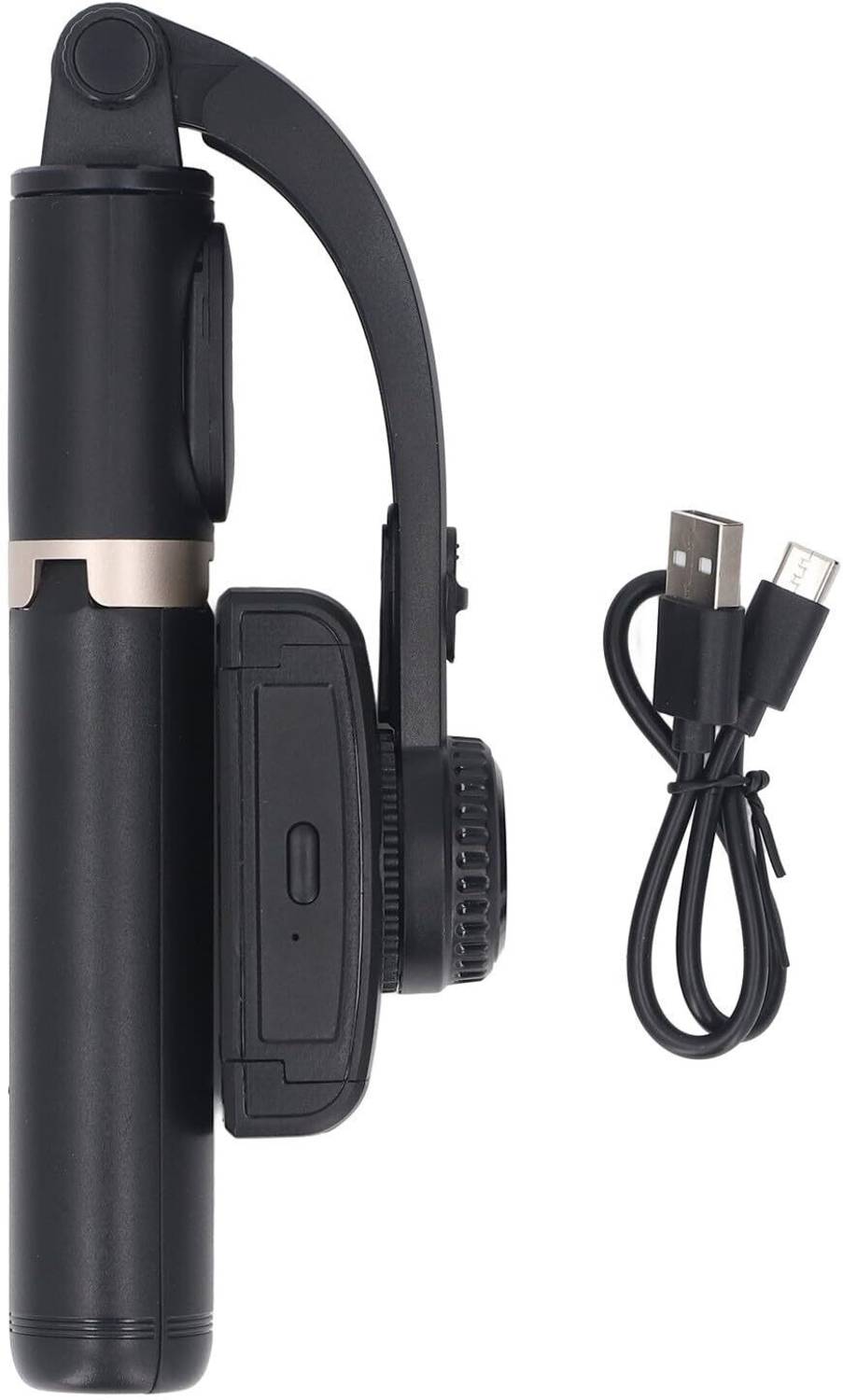 EVAAENTERPRISES Q08 Gimbal Black 3 Axis Gimbal for Mobile, Camera
