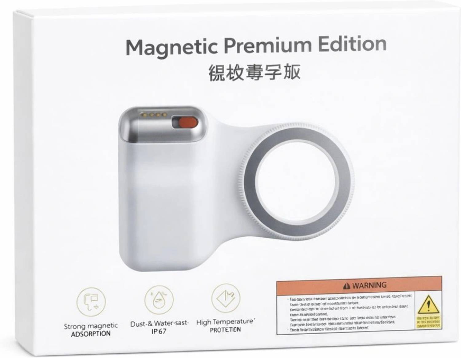Wifton K02 Magnetic Ring Flash Camera Grip for Smartphones 2 Axis Gimbal for Mobile