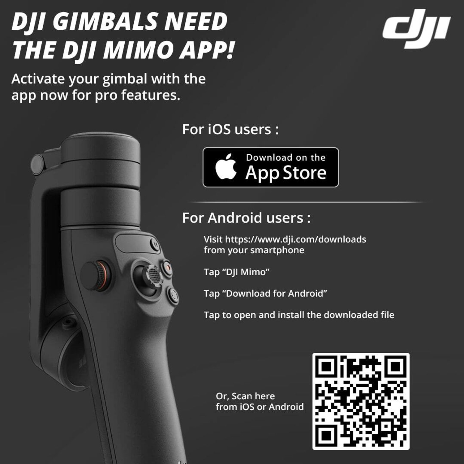 Image of dji OSMO Mobile SE Intelligent 3 Axis Gimbal for Mobile