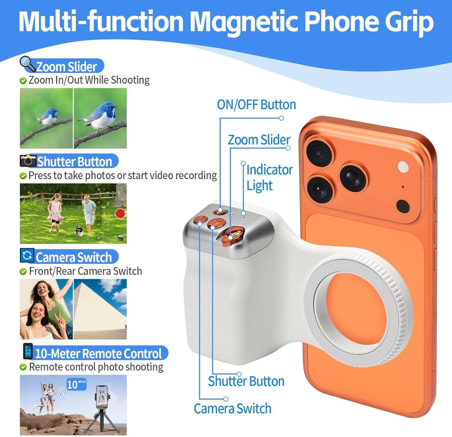 Wifton K02 Magnetic Ring Flash Holder Grip - Image 3