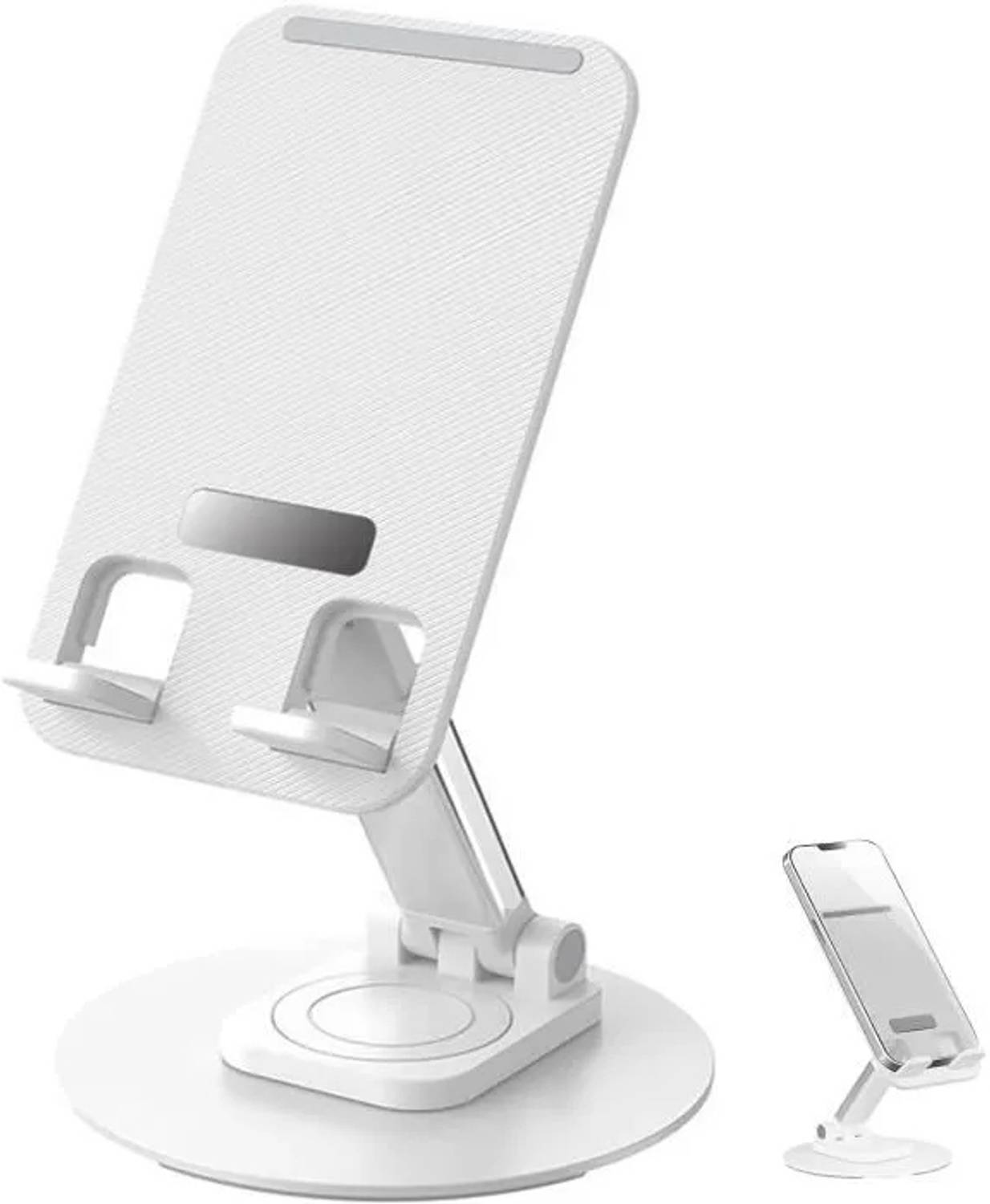 WHISTLE9 Adjustable Cell Phone Stand, Foldable Portable Phone Stand Phone Holder for Desk, Desktop Tablet Stand Compatible with Mobile Phone Single Gimbal for Mobile
