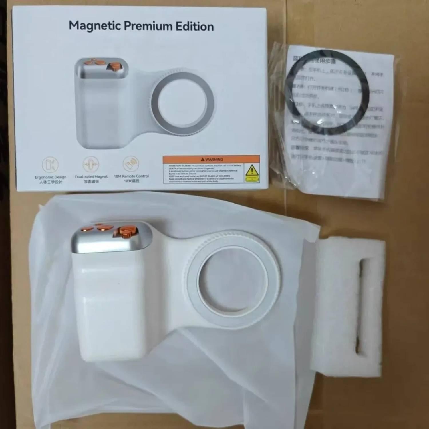 Wifton Creator Kit Magnetic Phone Grip with Bluetooth Shutter Button & Camera Handle 2 Axis Gimbal for Mobile