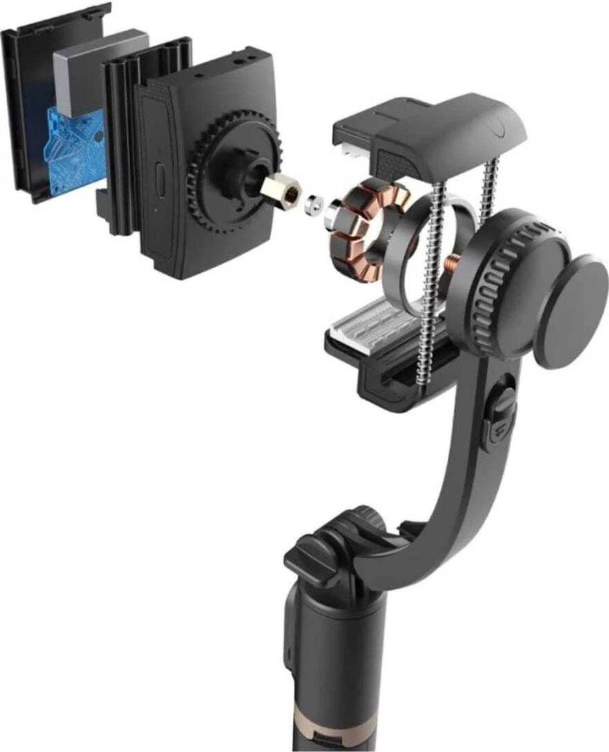 EVAAENTERPRISES gimbal stick for stability 3 Axis Gimbal for Mobile, Camera