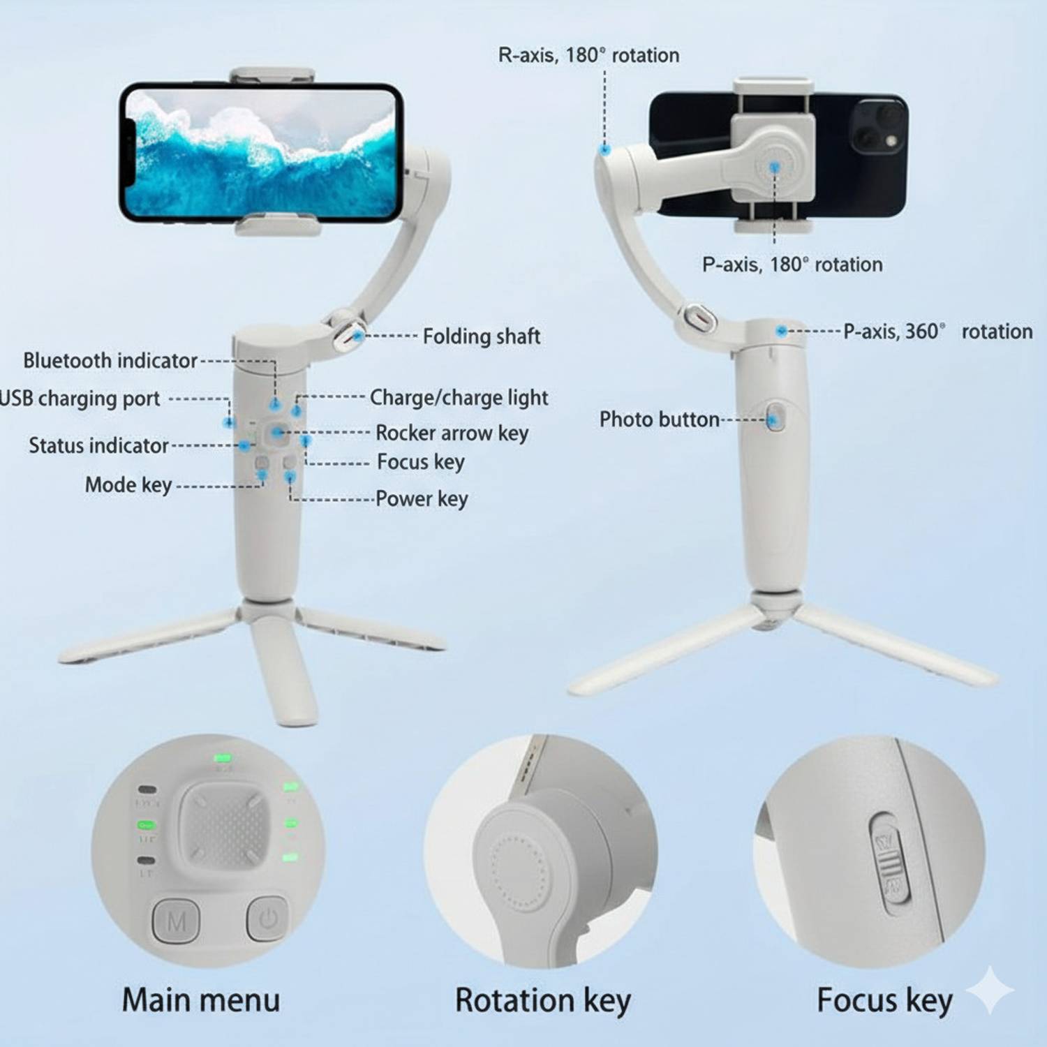 Offtrot Merak One M1 3-Axis Smartphone Gimbal - Image 3
