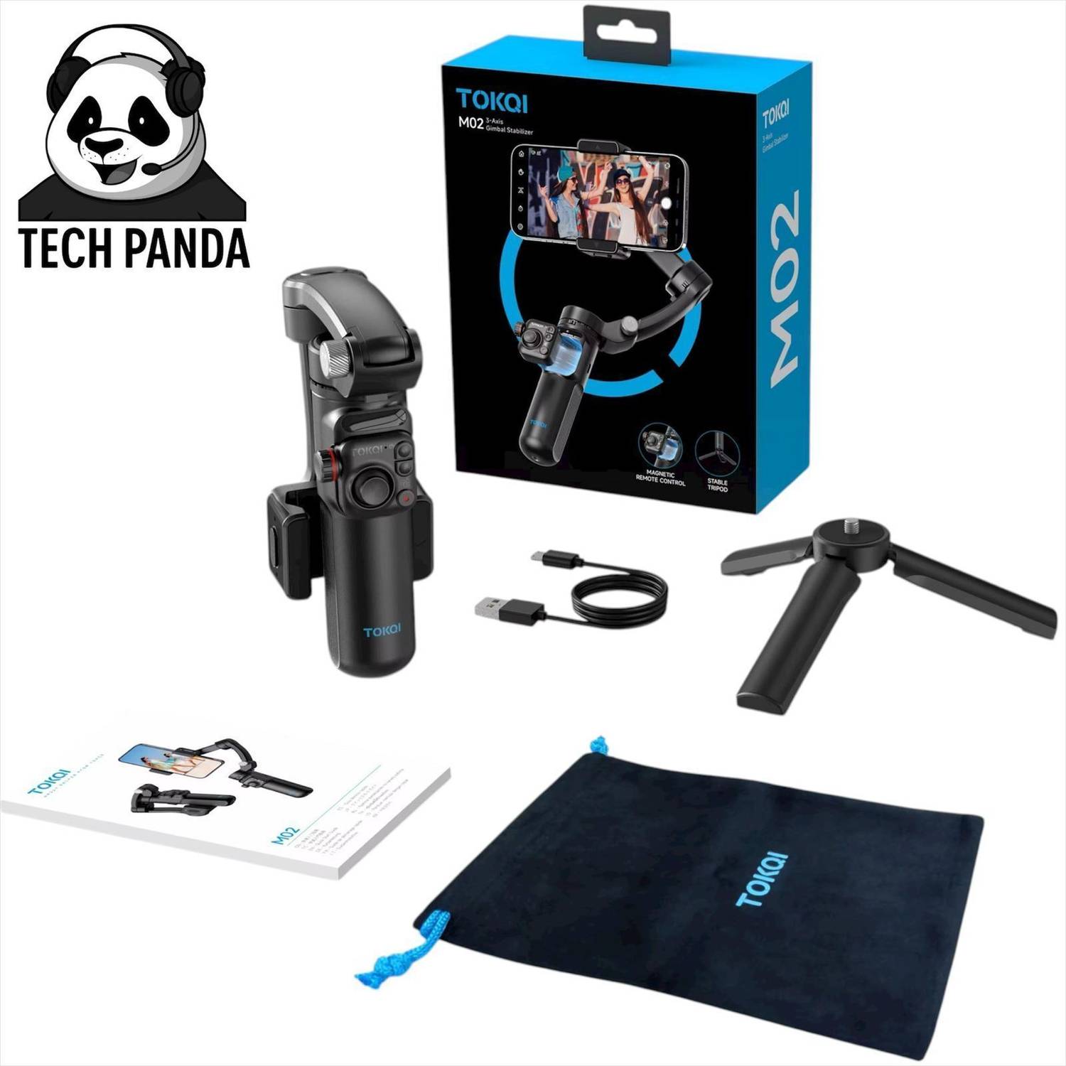 TECHPANDA M02 3-Axis Gimbal Stabilizer - Image 1