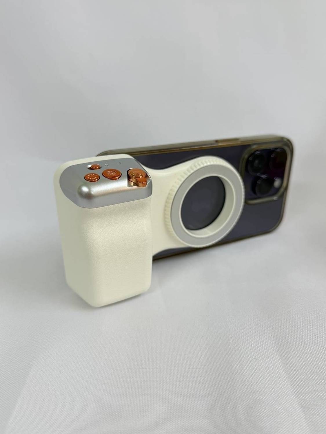 Wifton K02 Magnetic Camera Handle with Ring Flash for Mobile Phones 2 Axis Gimbal for Mobile