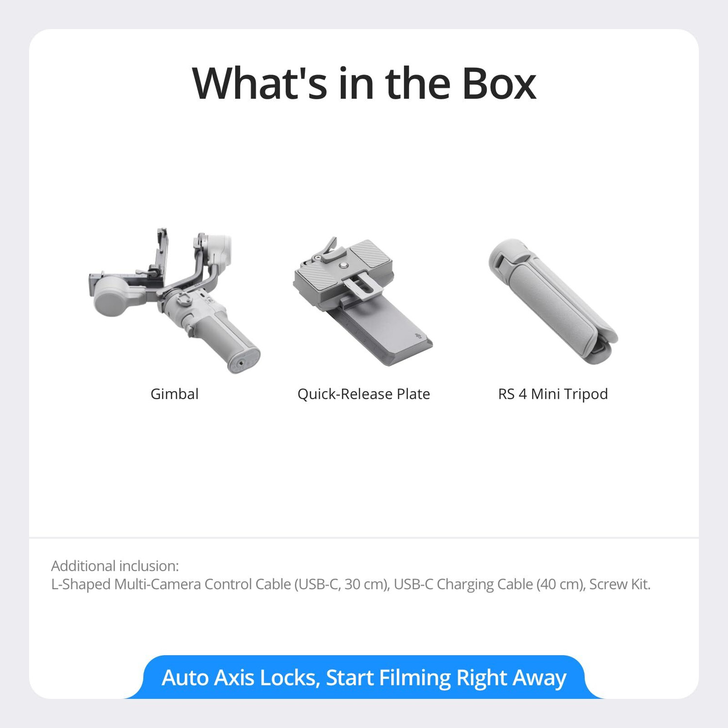 Image of dji RS 4 MINI 3 Axis Gimbal for Camera, Mobile