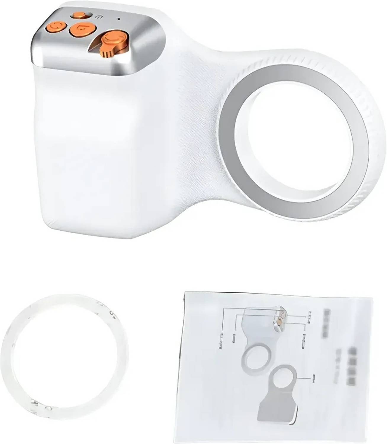 Wifton Magnetic Mobile Camera Holder with Bluetooth Shutter for Content Creators 2 Axis Gimbal for Mobile