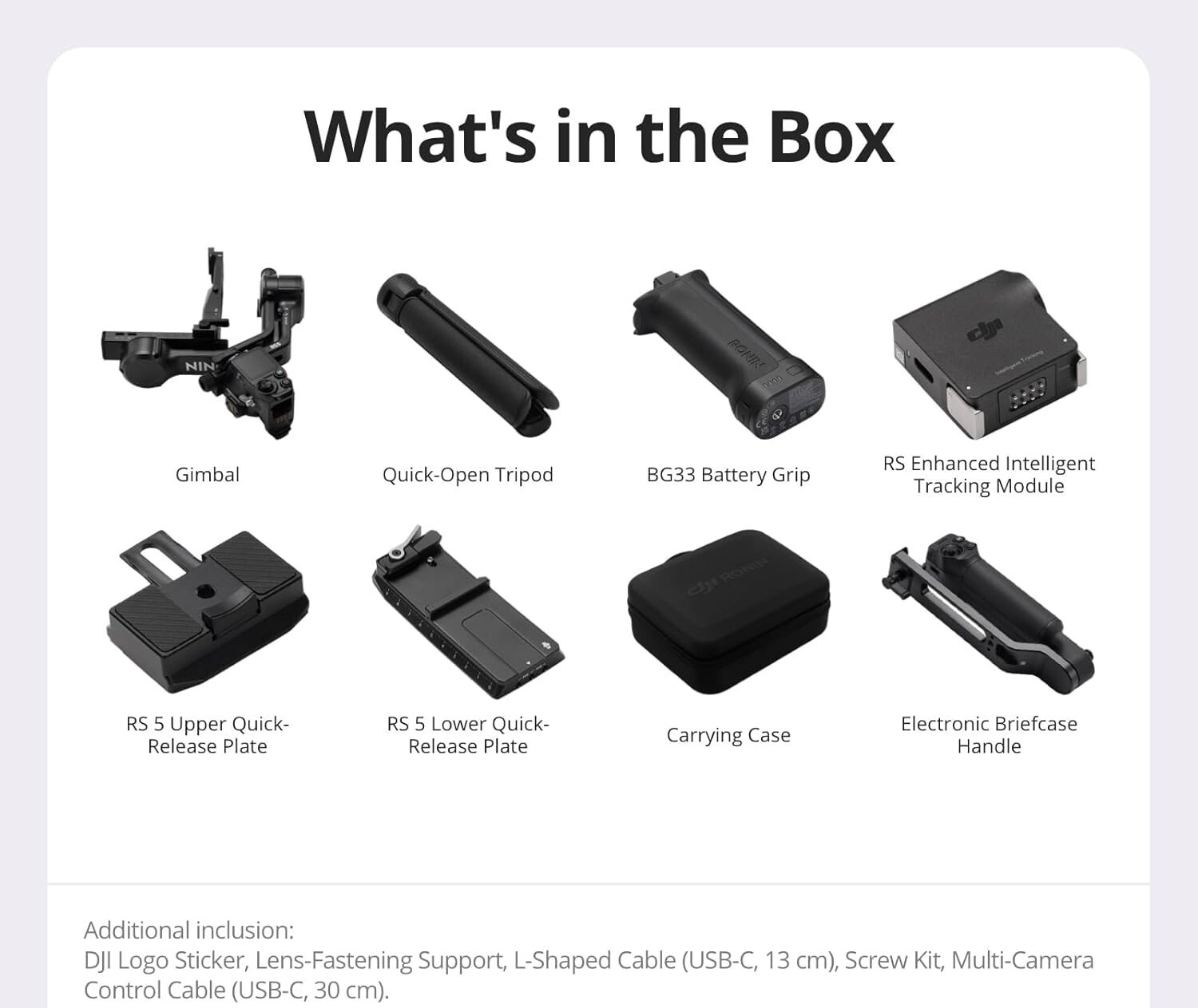Image of dji RS 5 COMBO 3 Axis Gimbal for Camera