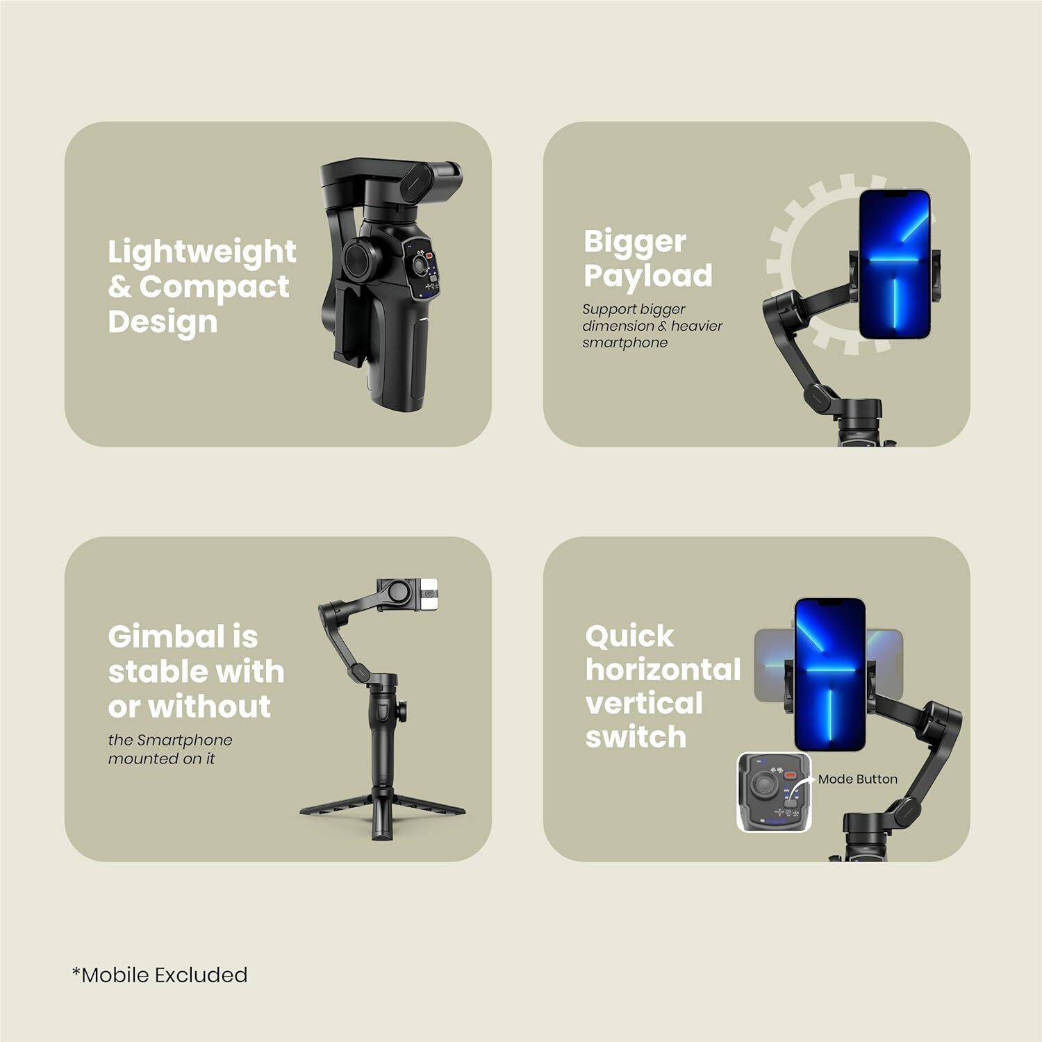 DIGITEK DSG-009F 3 Axis Foldable Gimbal - Image 5