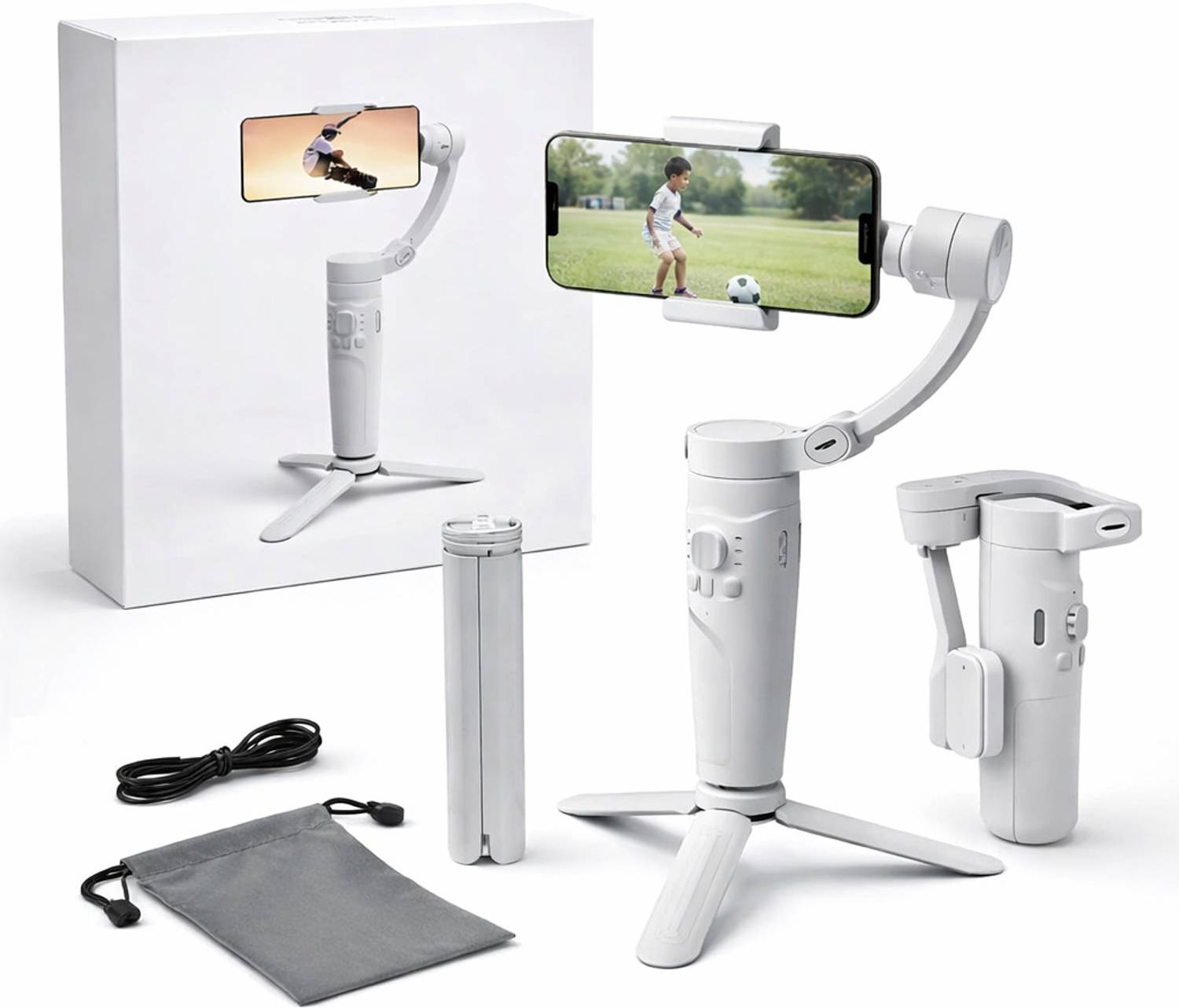 KAVANA Vlogging Gimbal, video and vlogs (M1 3 axis one gimbal) 3 axis gimbal for mobile 3 Axis Gimbal for Mobile, Camera