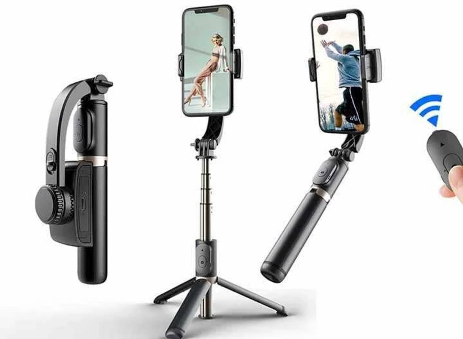 leecy Q08 Gimbal 3-Axis Stabilizer 3 Axis Gimbal for Mobile, Camera
