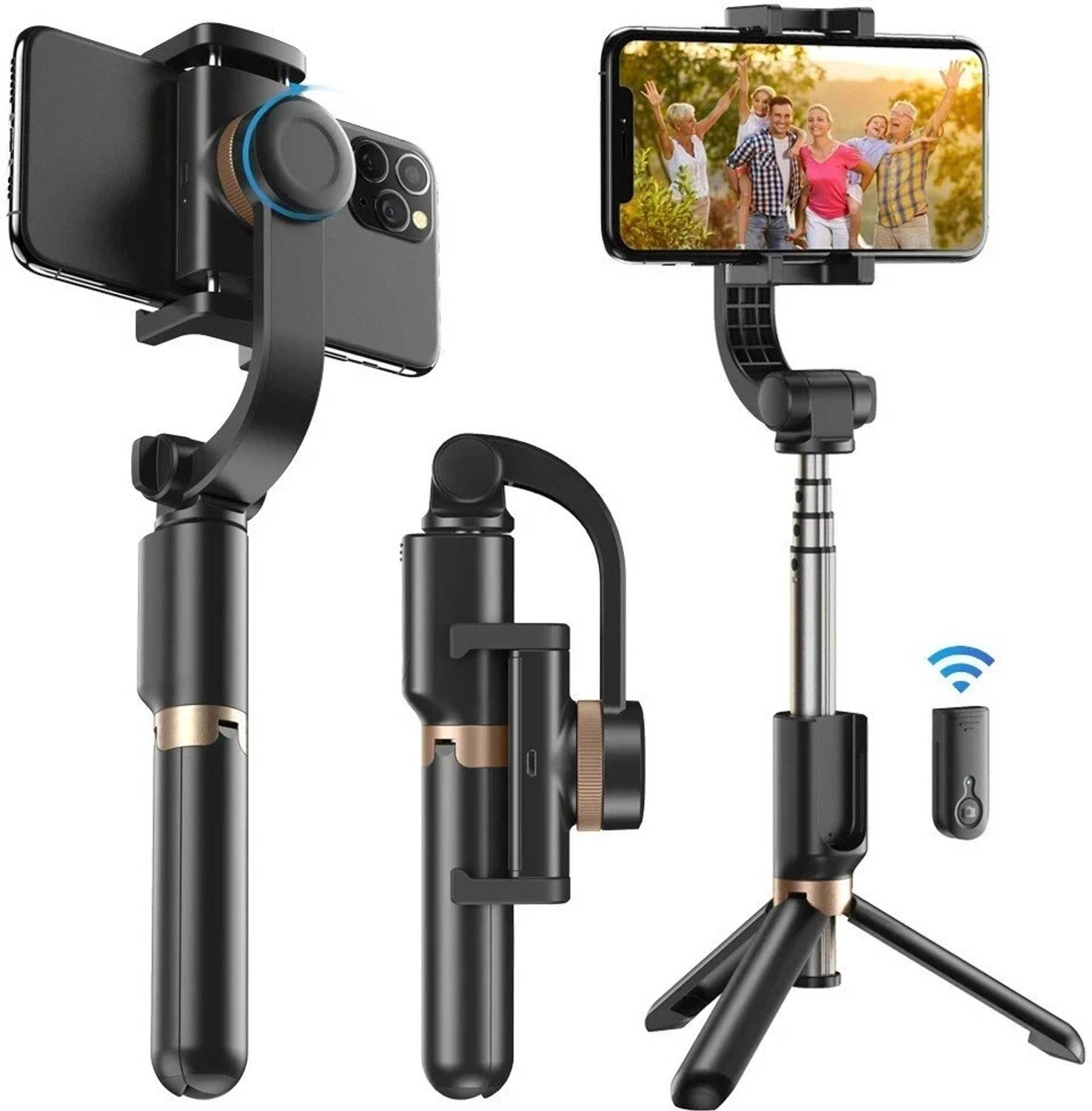 technofill Q08 Camera & Mobile Tripod with Selfie Stick