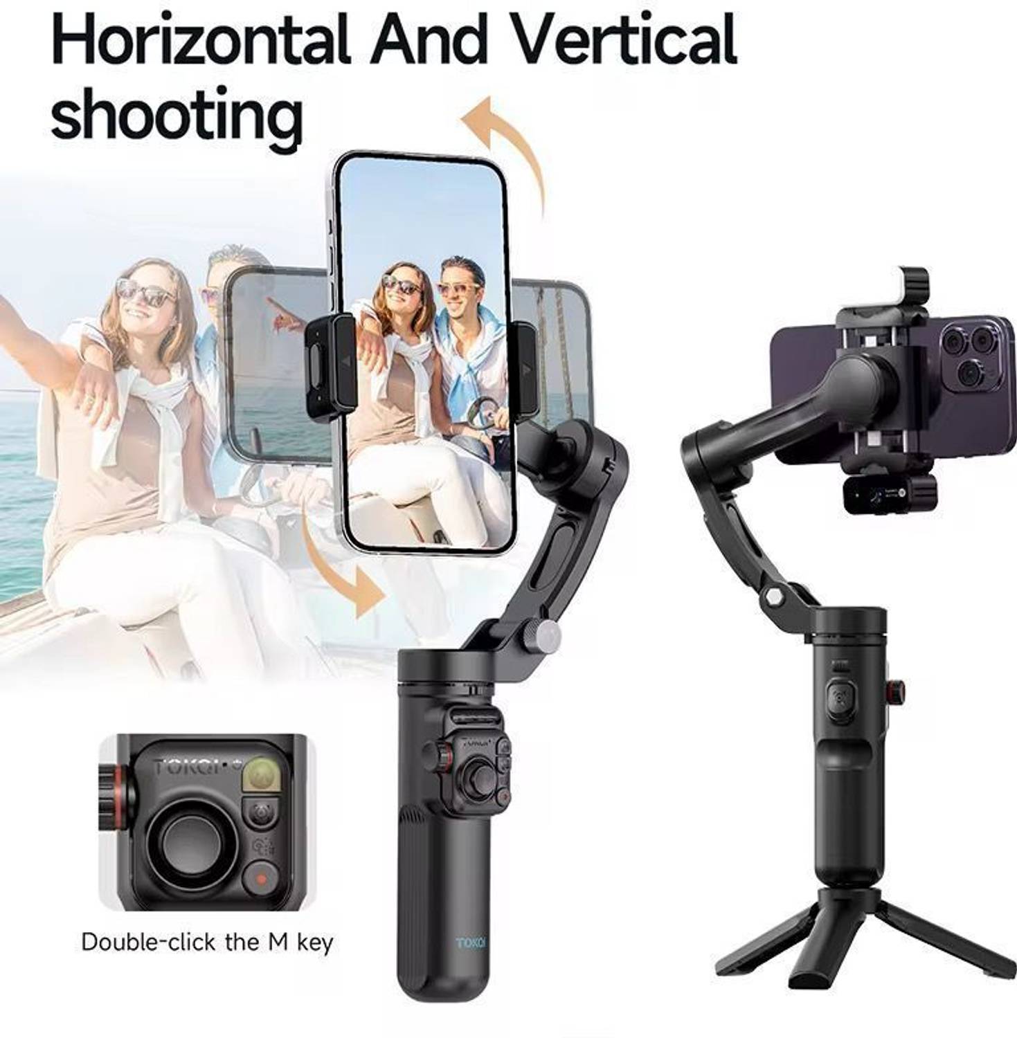 TECHPANDA M02 3-Axis Gimbal Stabilizer - Image 2