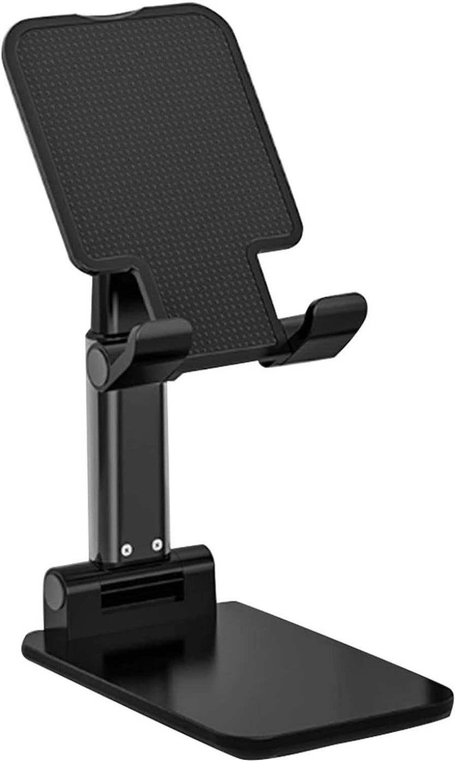 WHISTLE9 New Mobile Stand for Table Desk, Tablet Holder Accessories for Home Office with Flexible Height Angle Adjustment Single Gimbal for Mobile