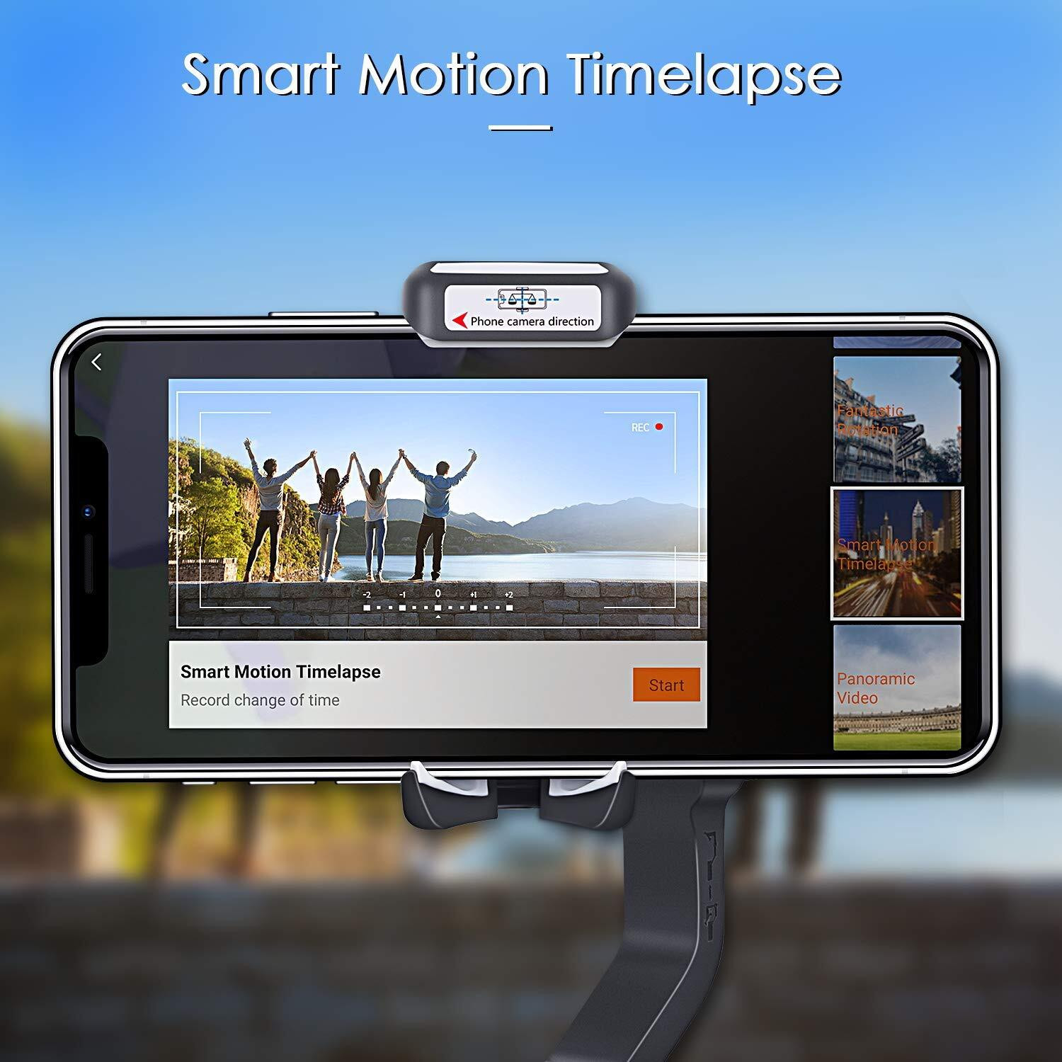 Image of hohem (OPEN BOX) isteady X Smartphone Foldable Gimbal Black 3 Axis Gimbal for Mobile